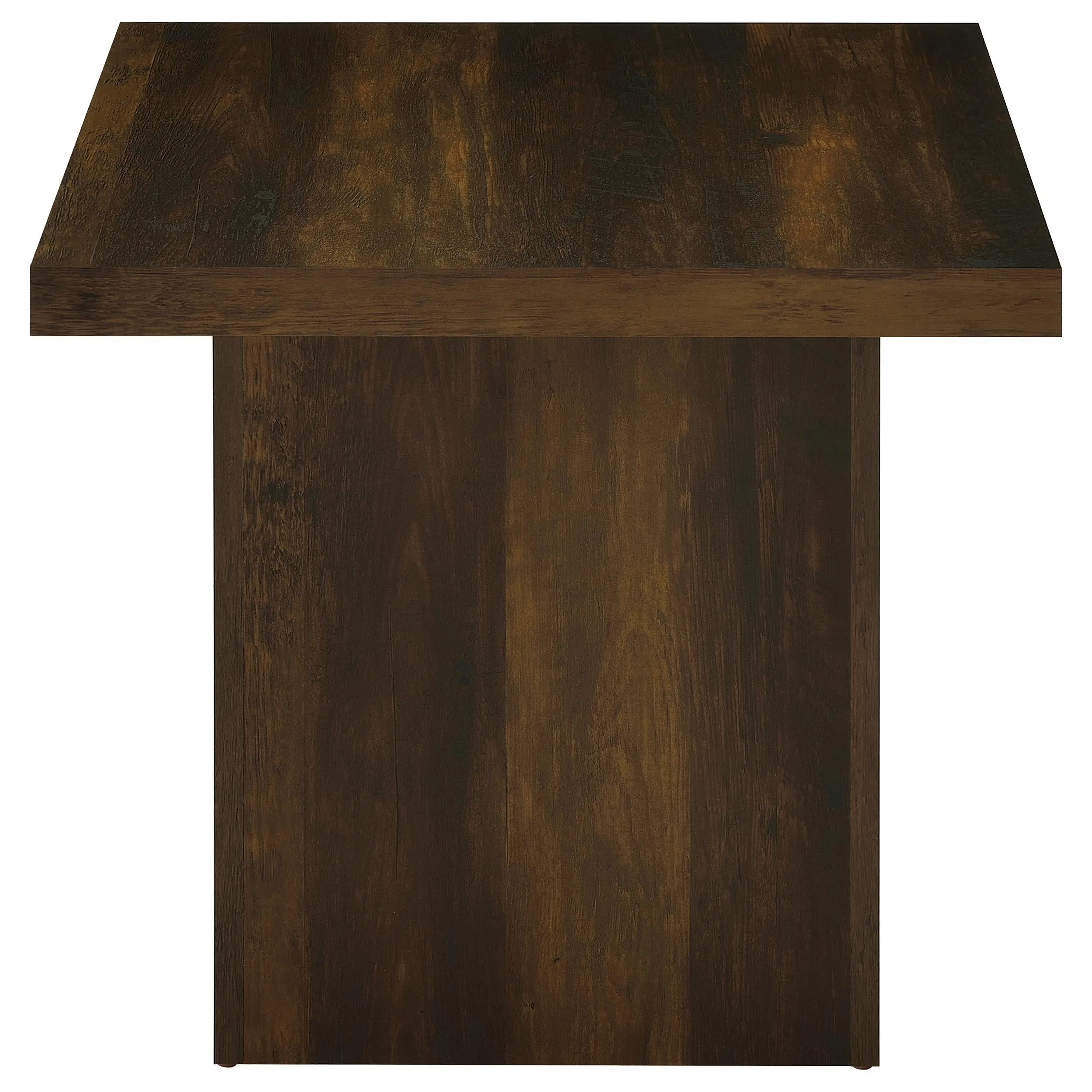 Devar Dark Pine 2-Piece Square Coffee and End Table Set - Image 6