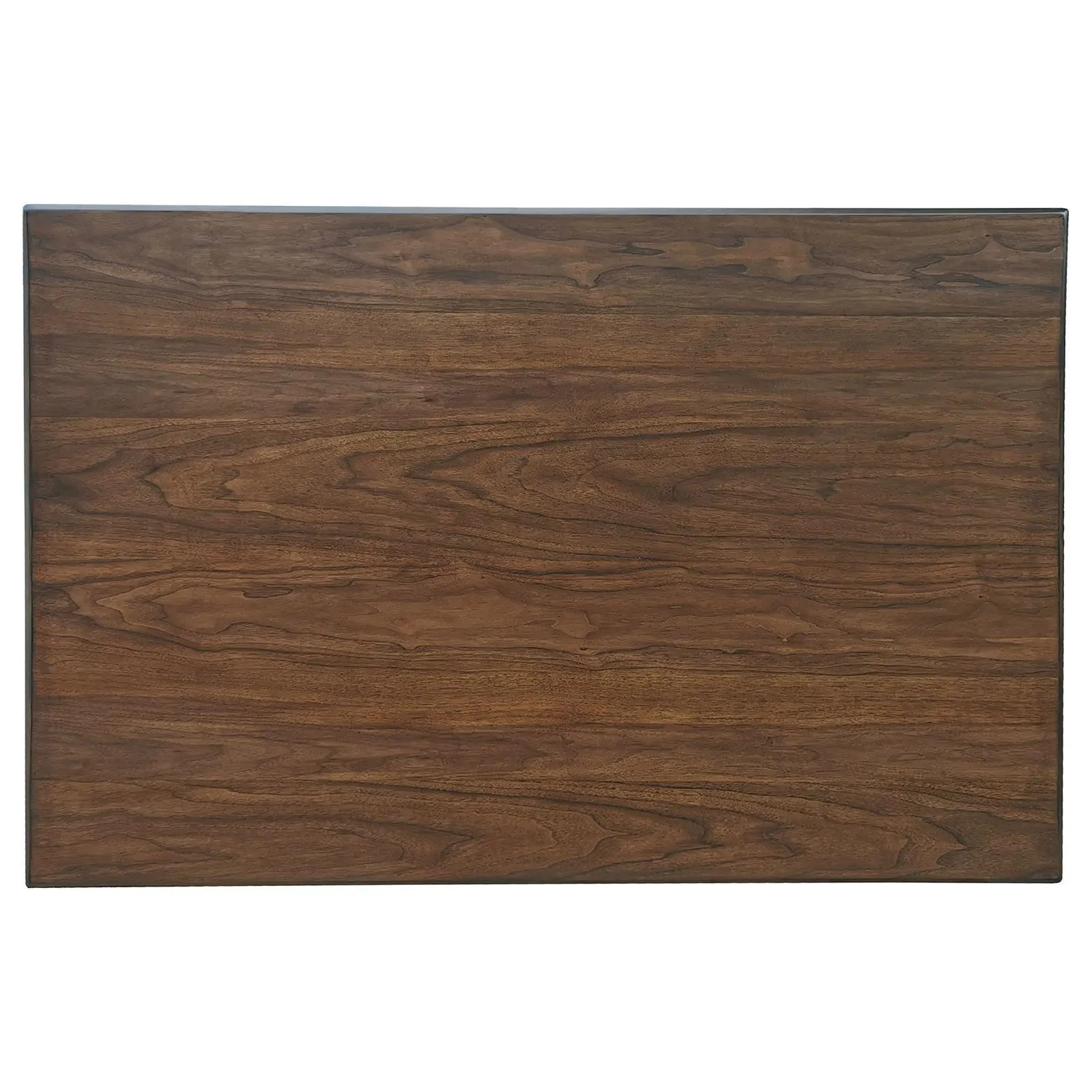 Dewey Walnut 2-Drawer Counter Height Table with Open Shelves - Image 7