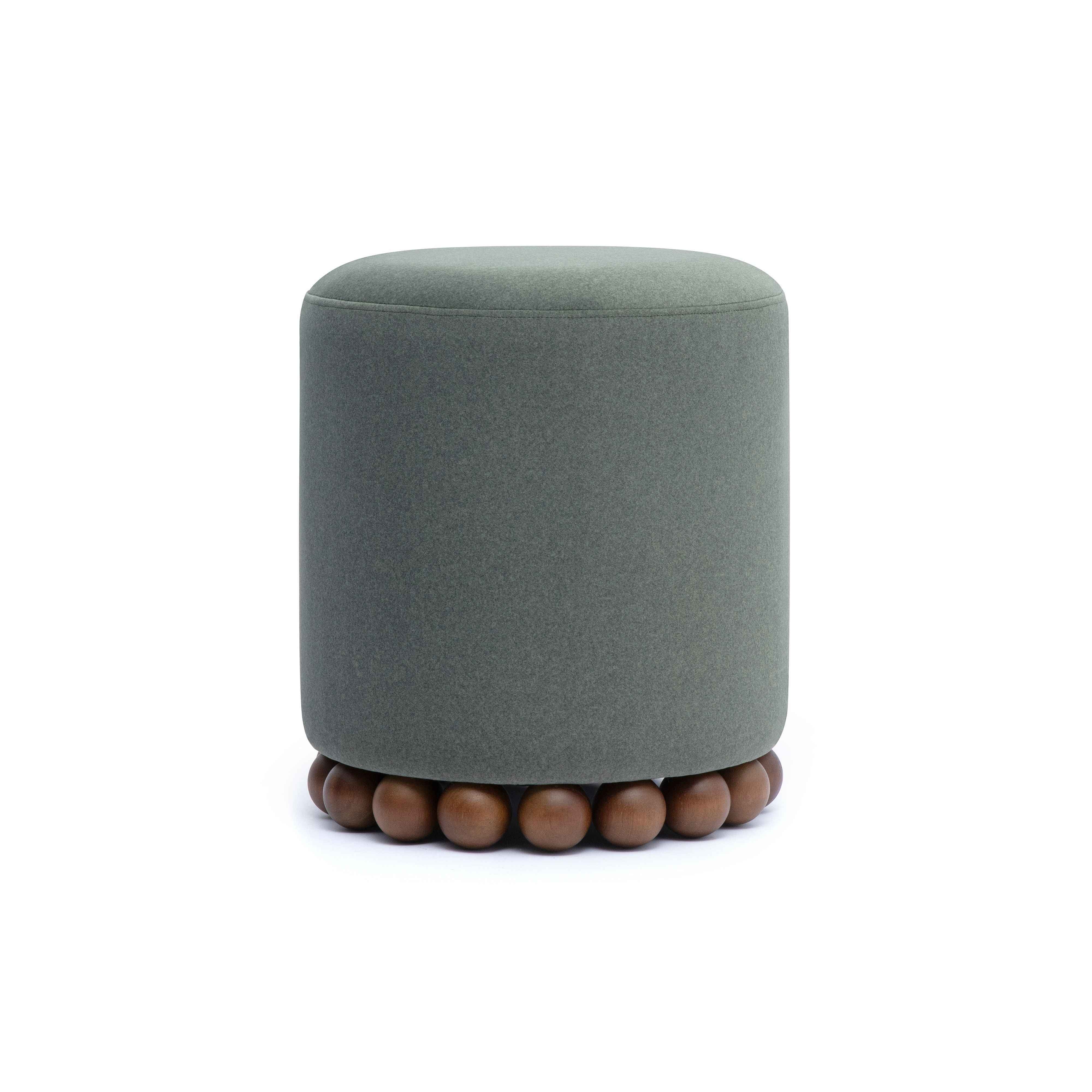 Dex Performance Vegan Mohair Ottoman - Image 17