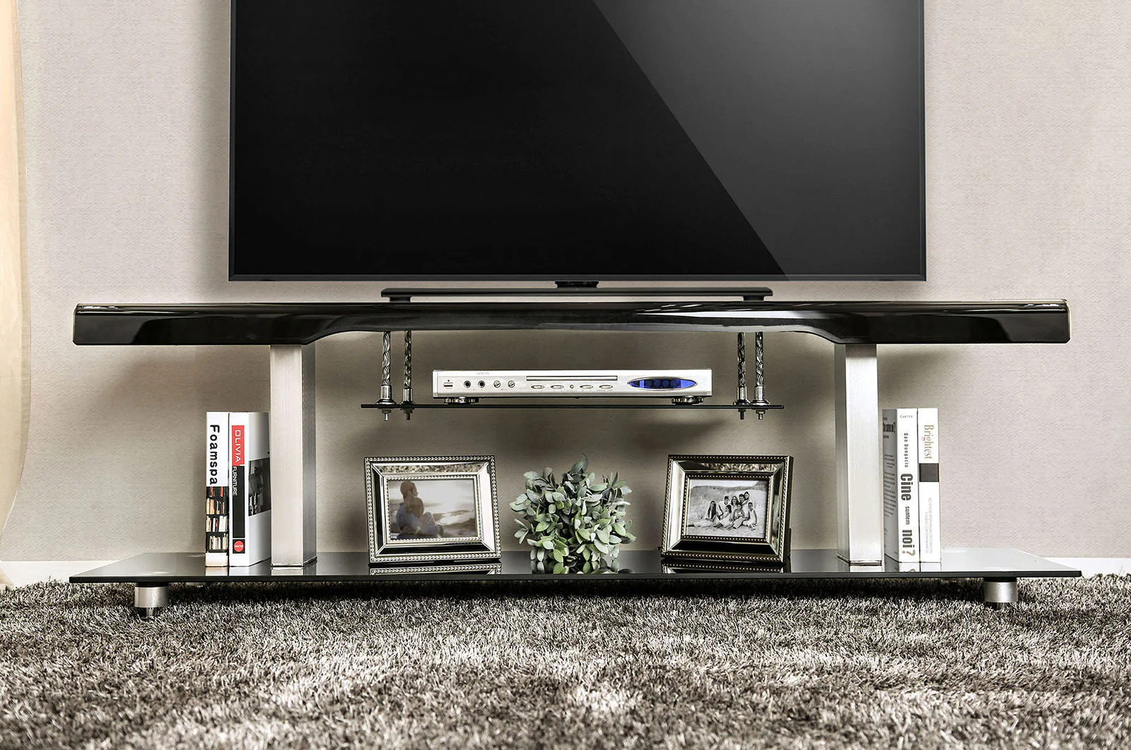 Dietrich Black 60" TV Console