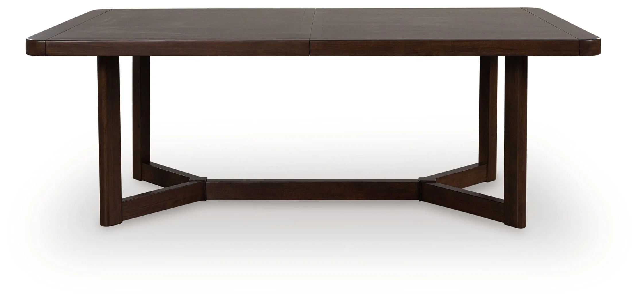 Dilenno Dark Brown Rectangular Dining Table - Image 3