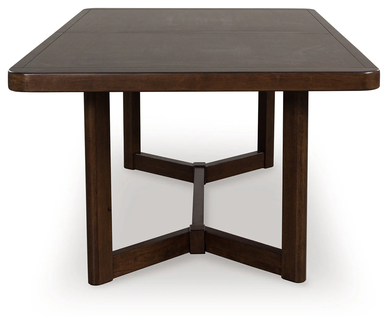 Dilenno Dark Brown Rectangular Dining Table - Image 5