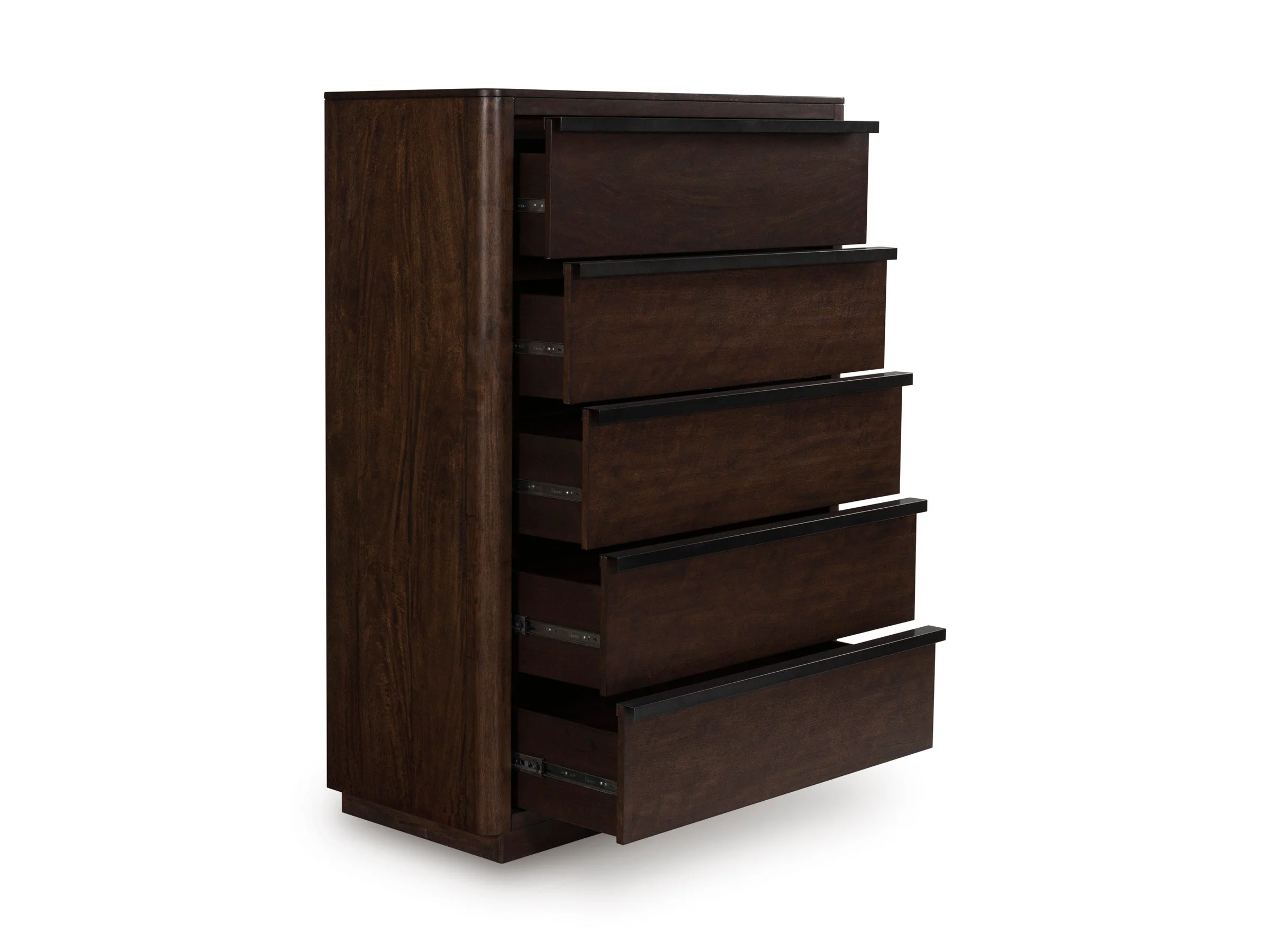 Dilenno Dark Brown Upholstered Panel Bedroom Set - Image 11
