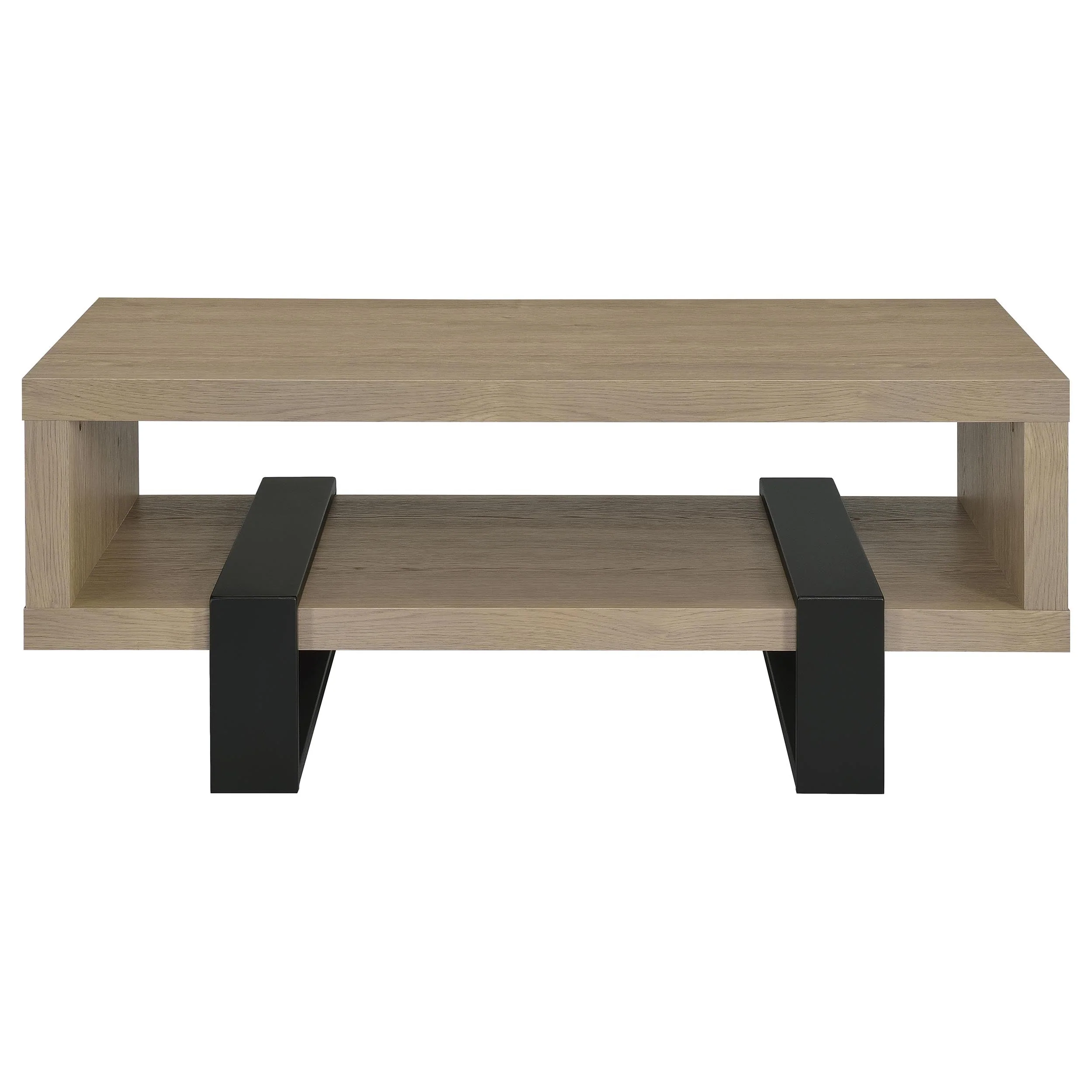 Dinard Latte Engineered Wood Cocktail Coffee Table - Image 3