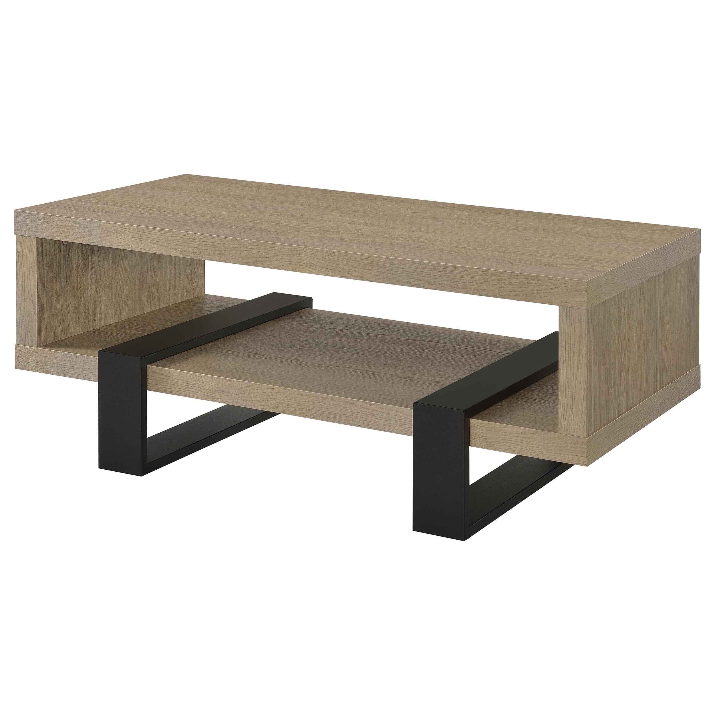 Dinard Latte Engineered Wood Cocktail Coffee Table - Image 4