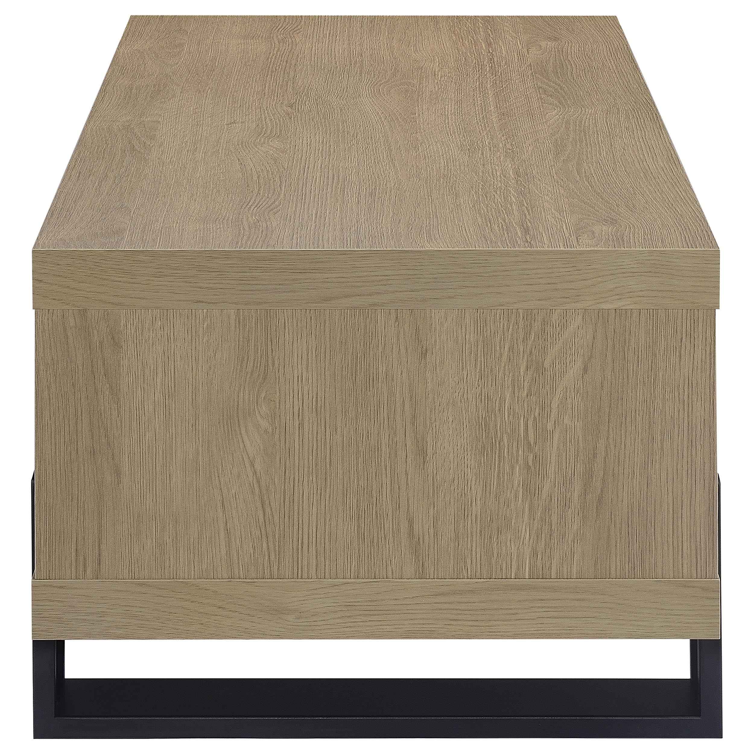 Dinard Latte Engineered Wood Cocktail Coffee Table - Image 5