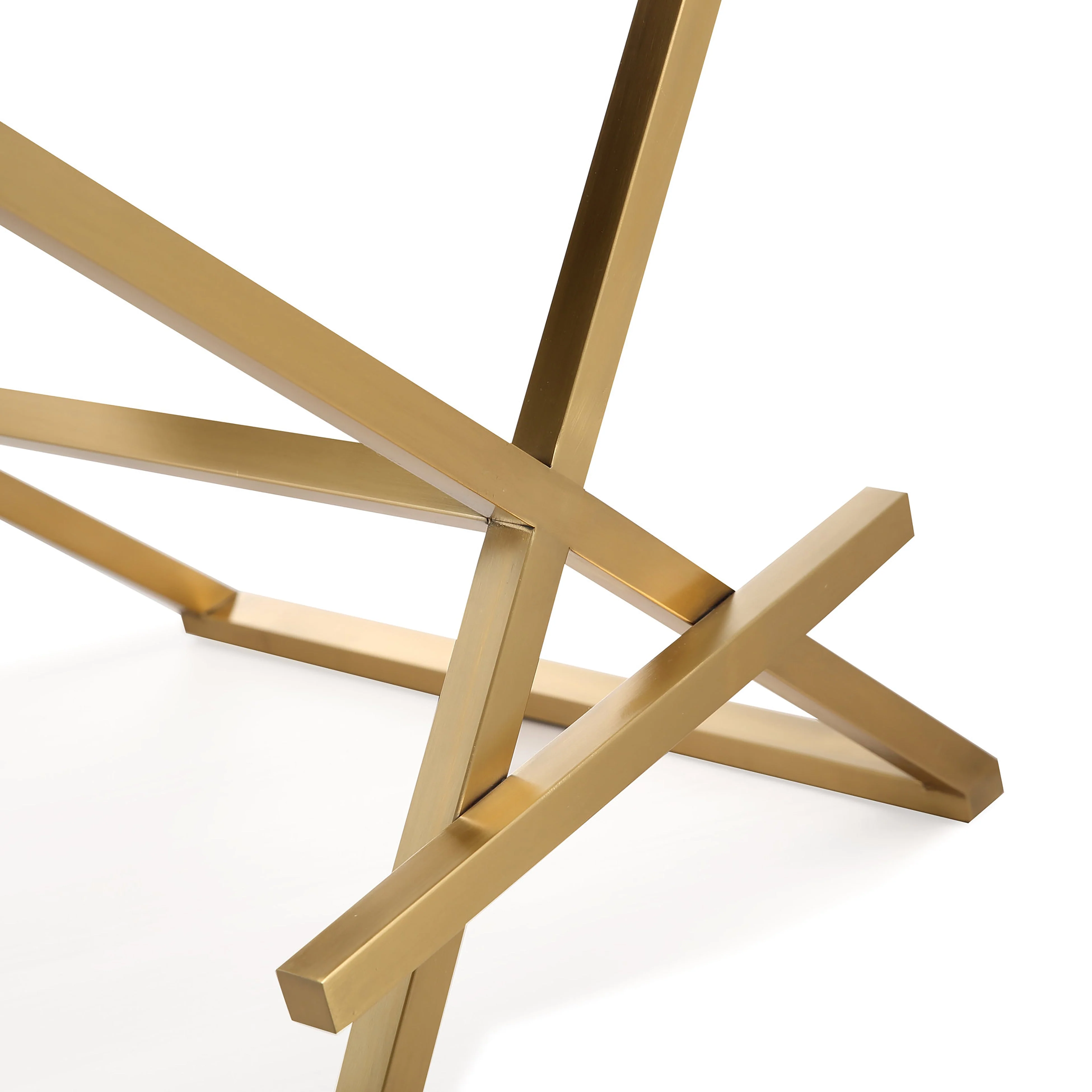 Director Performance Vegan Leather Stool with Gold Base - Image 16