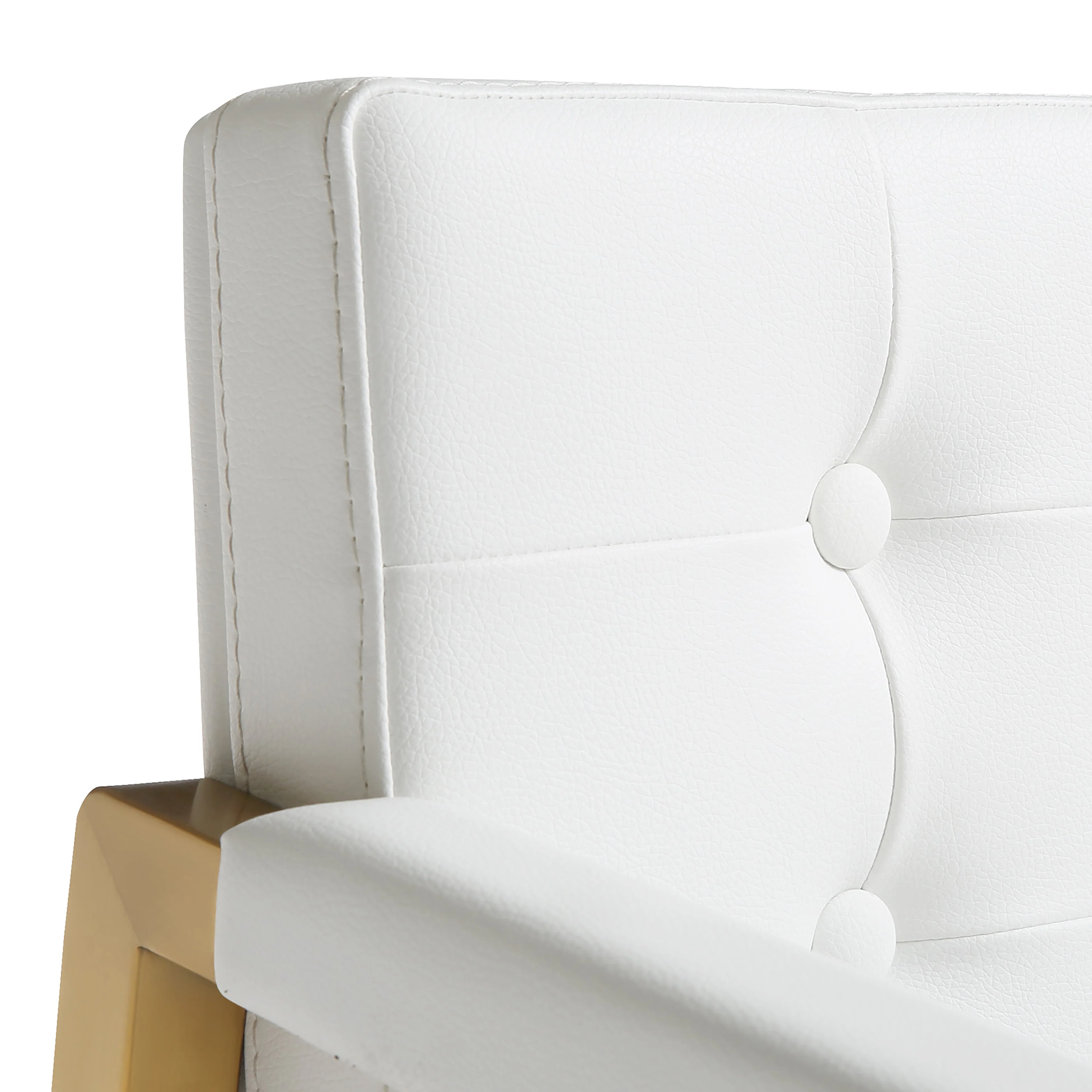 Director Performance Vegan Leather Stool with Gold Base - Image 23
