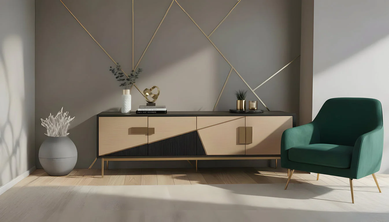 Divolia Black and Grey TV Console - Image 2