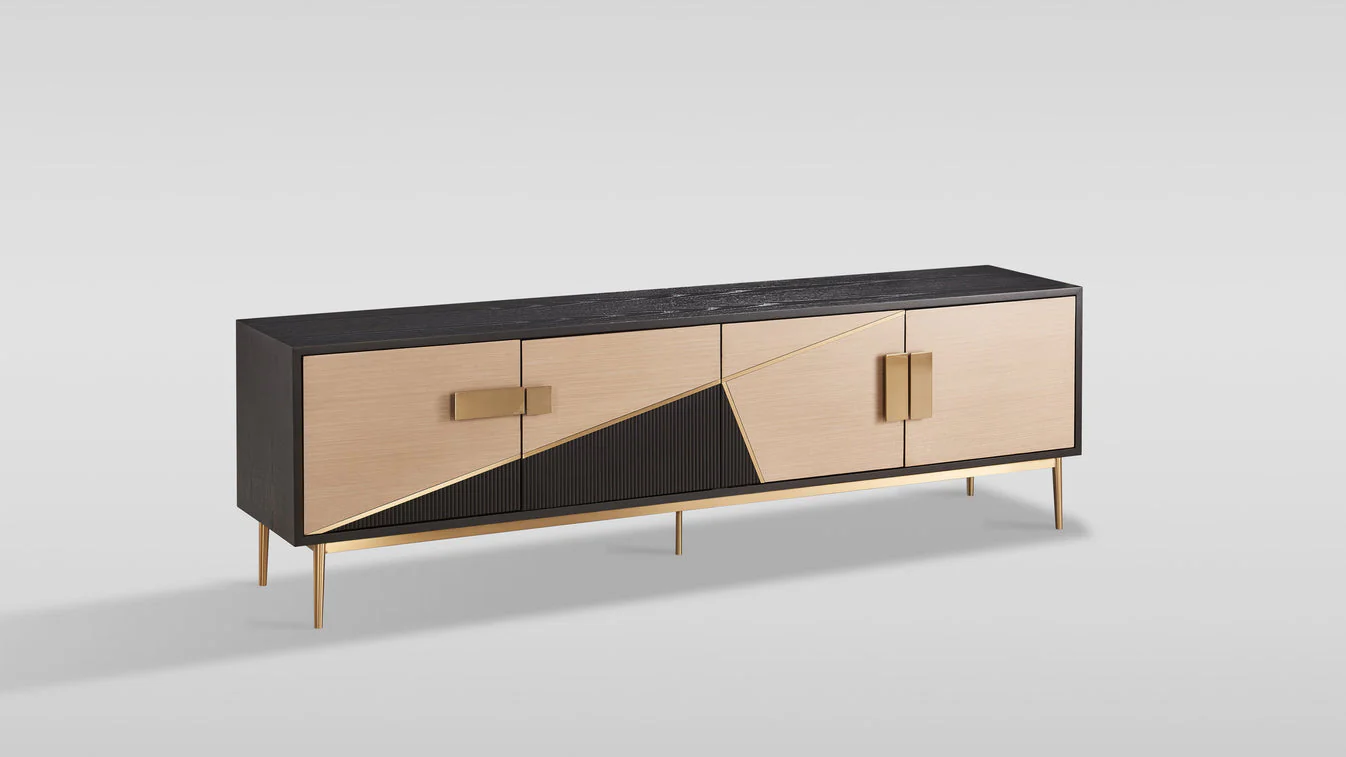 Divolia Black and Grey TV Console - Image 3