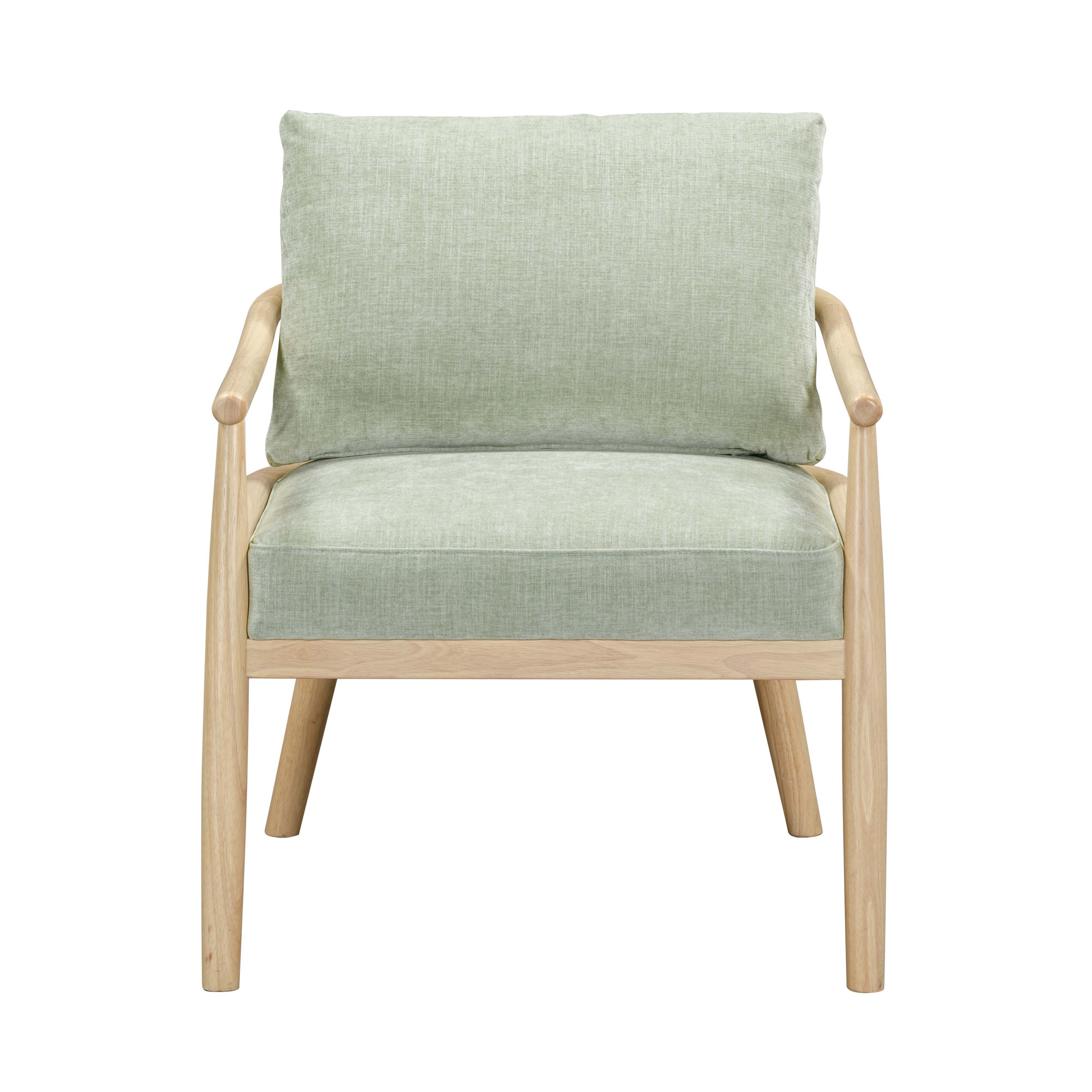 Dixie Chenille Velvet Accent Chair - Image 11