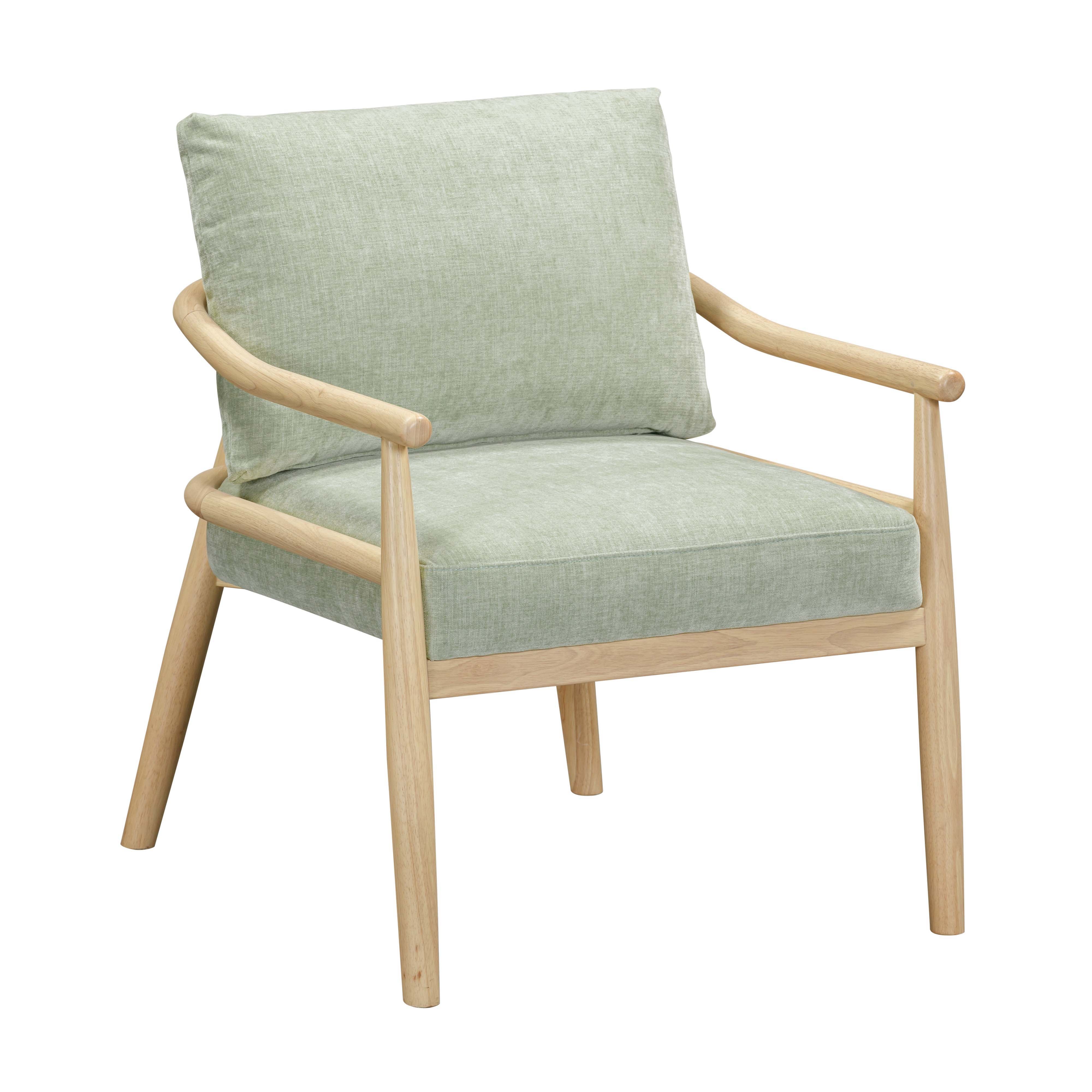 Dixie Chenille Velvet Accent Chair - Image 9
