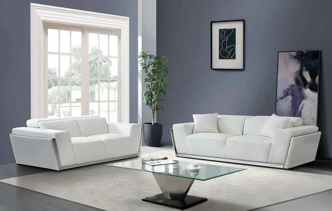 Domo White Living Room Set - Image 2