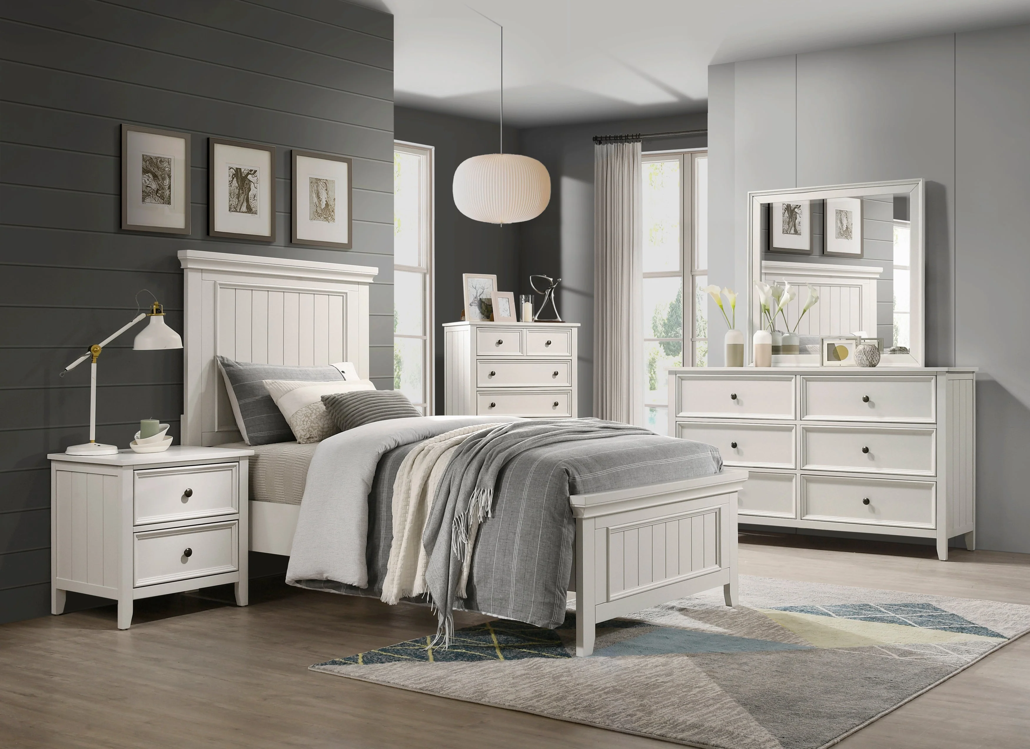 Donahue White Dresser - Image 4
