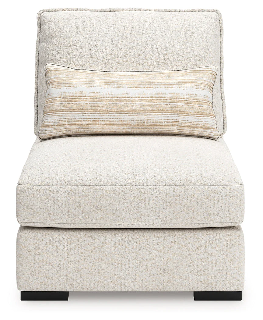 Donelson Creek Vanilla Armless Chair - Image 2