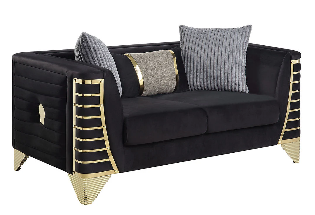 Donovan Black Living Room Set - Image 5