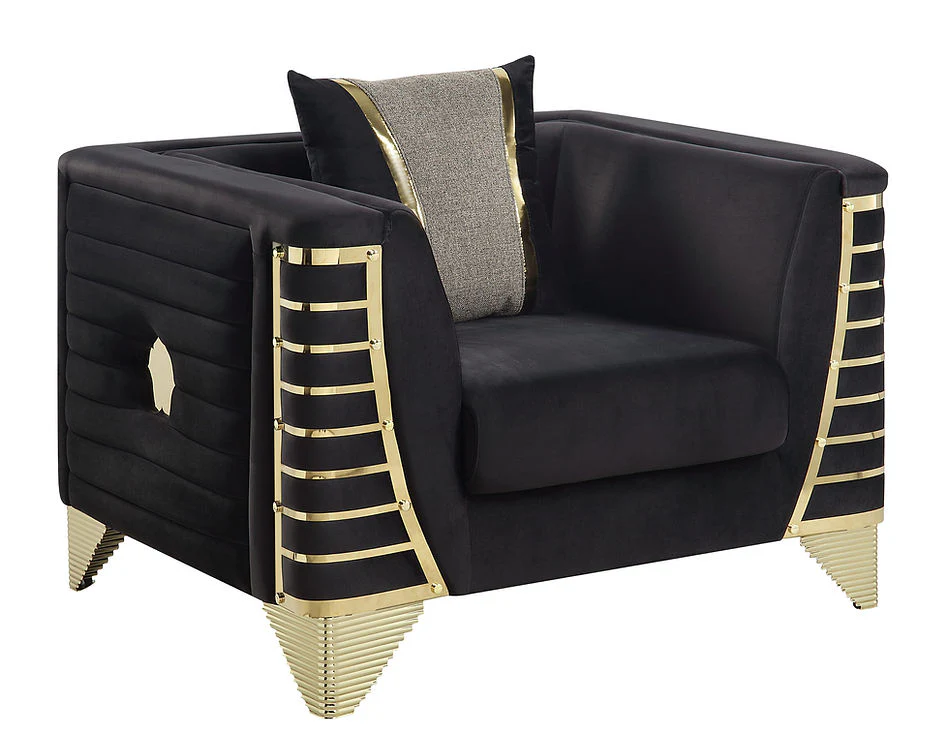 Donovan Black Living Room Set - Image 6