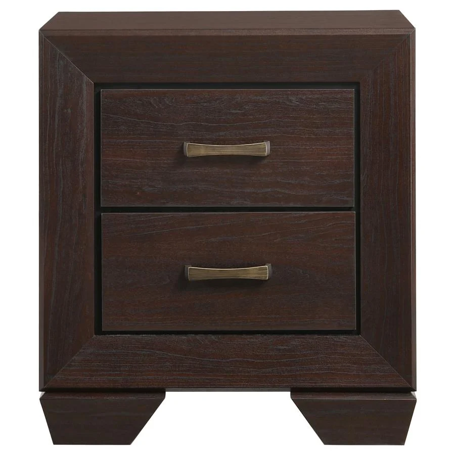 Dorian Brown/Dark Cocoa 5-Piece Eastern King Bedroom Set - Image 5