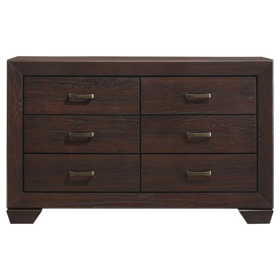 Dorian Brown/Dark Cocoa 5-Piece Eastern King Bedroom Set - Image 8
