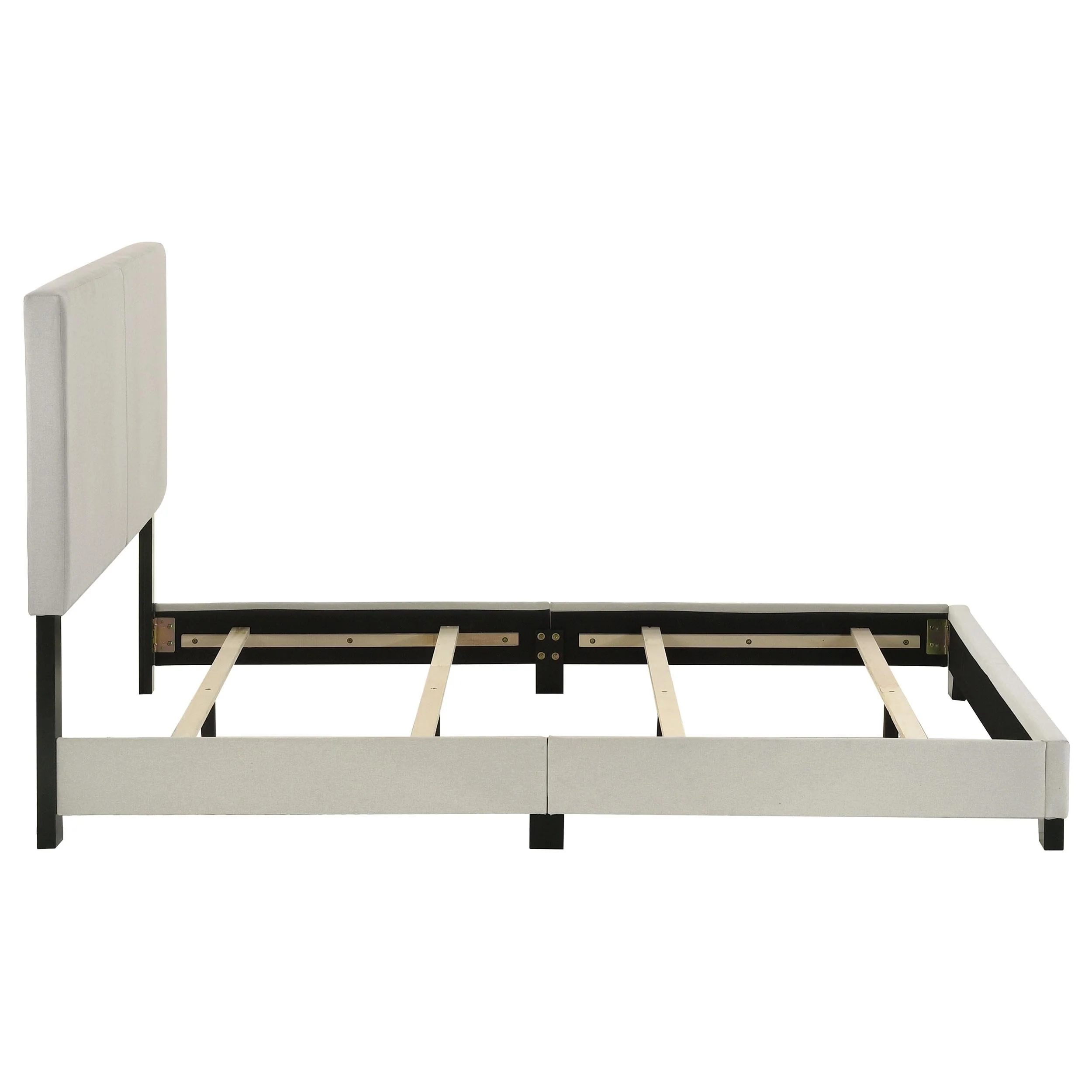 Dorian Cream Upholstered Full Panel Bed - Image 6