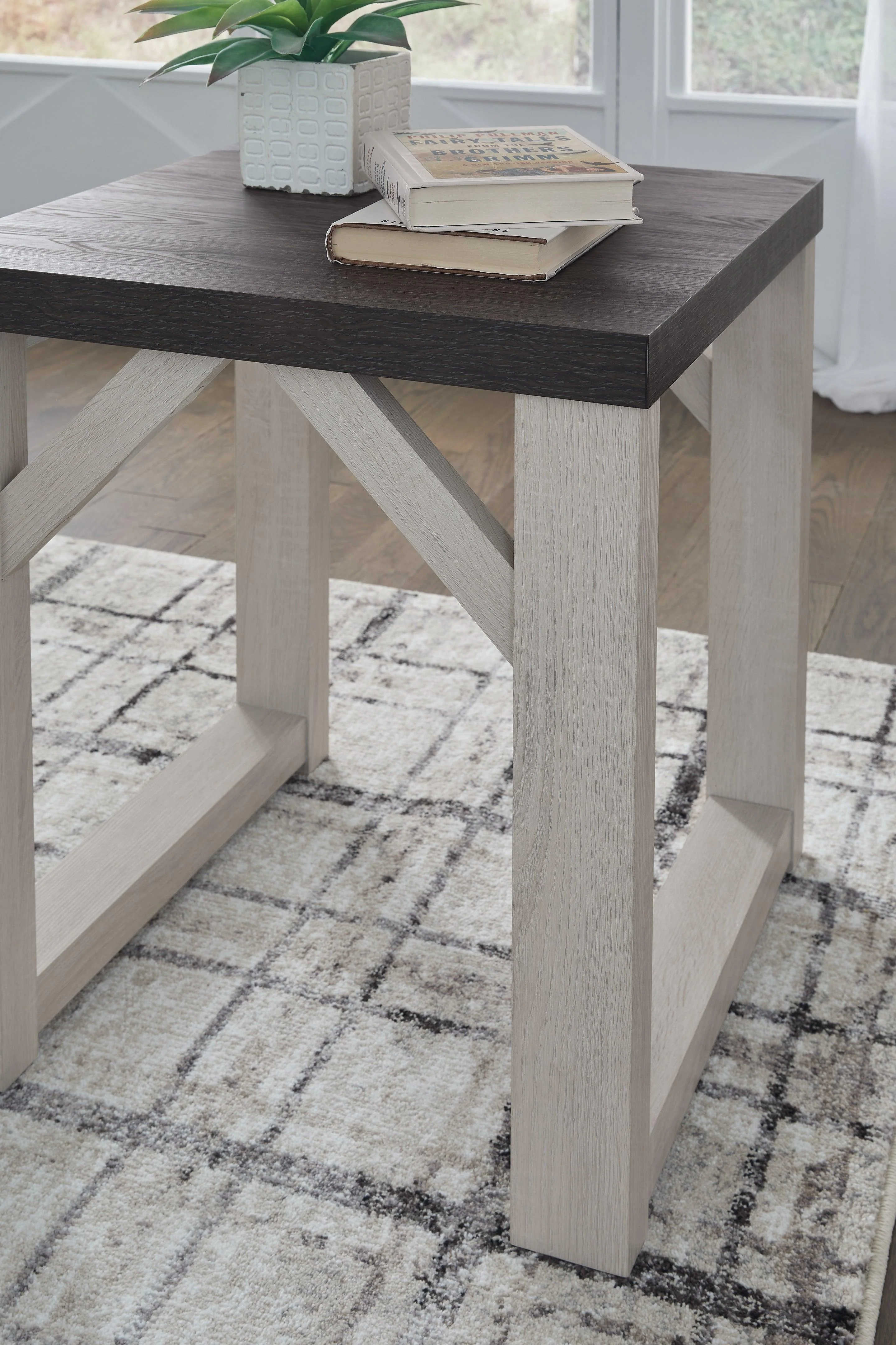 Dorrinson Antique White Table - Image 5