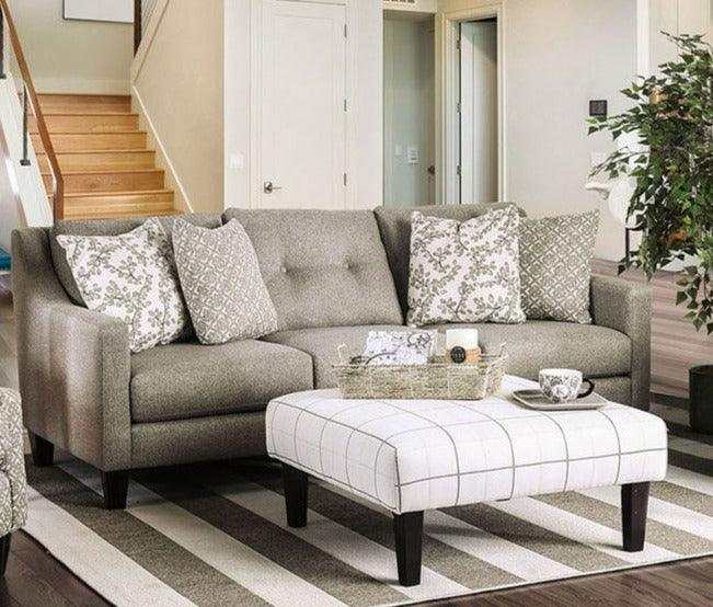 Dorset Light Gray Stationary Sofa & Loveseat - Image 2