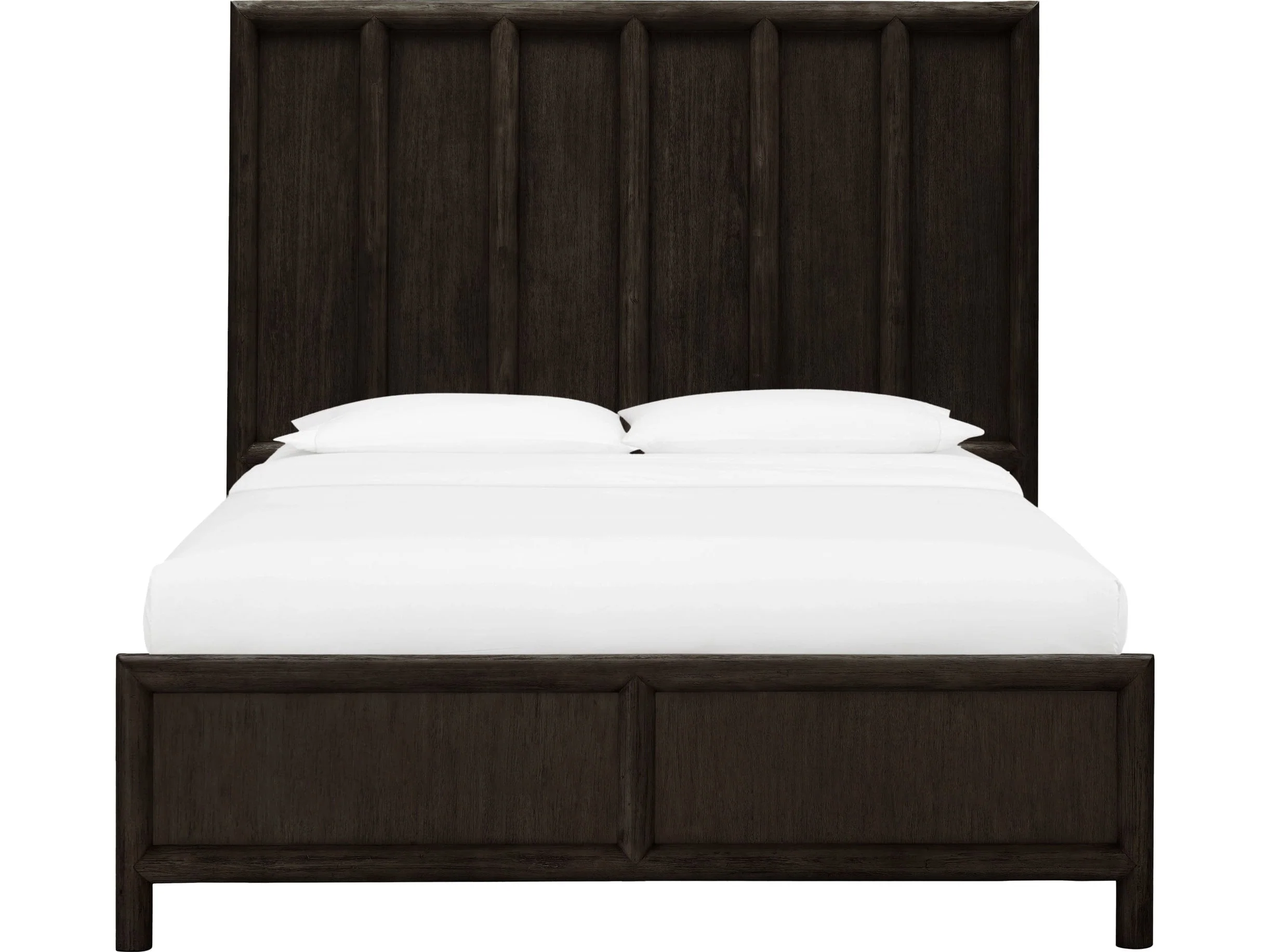 Dorsey Basalt Grey California King Wooden Panel Bed - Image 2
