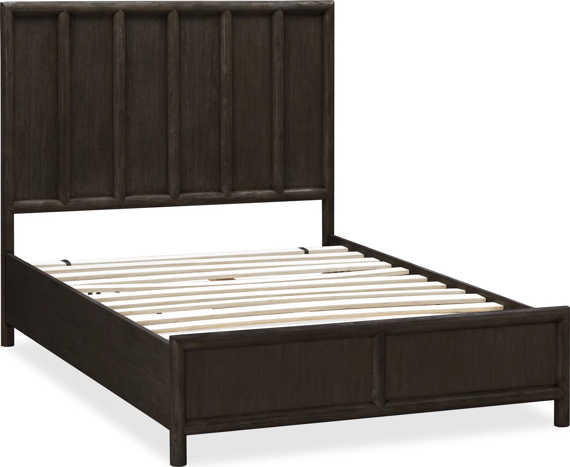 Dorsey Basalt Grey Queen Wooden Panel Bed - Image 6