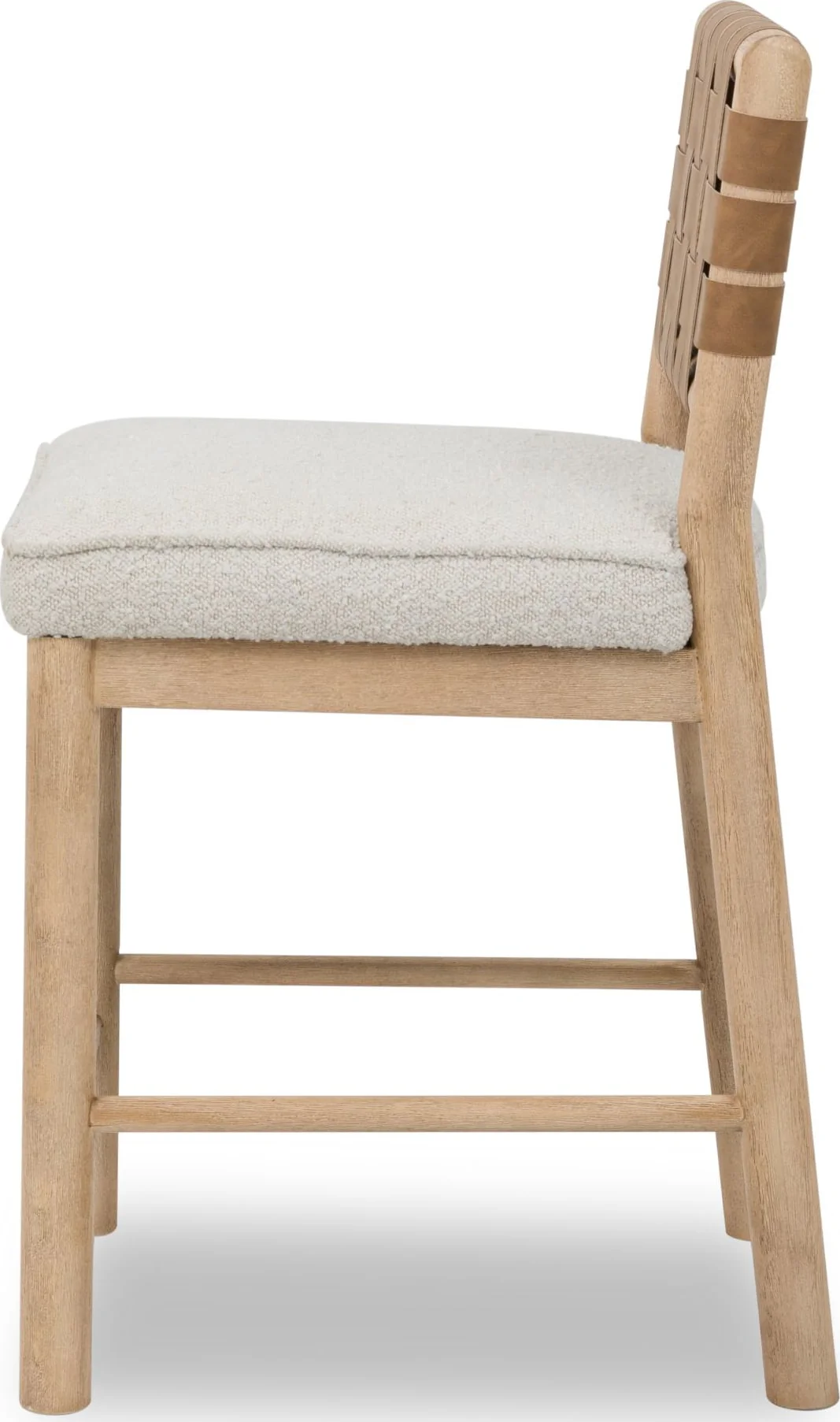 Dorsey Ginger/Ricotta Woven Counter Stool - Image 4