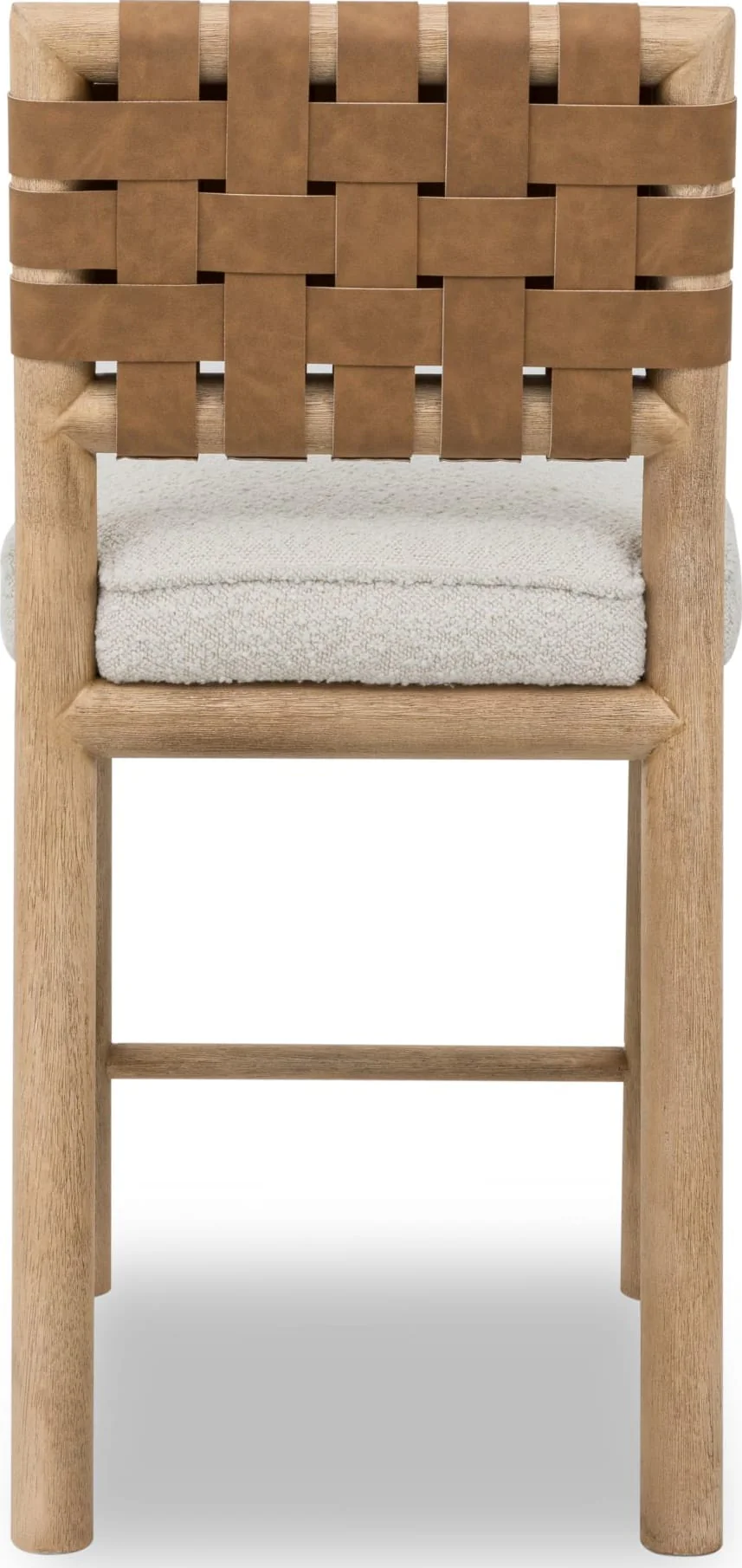 Dorsey Ginger/Ricotta Woven Counter Stool - Image 6