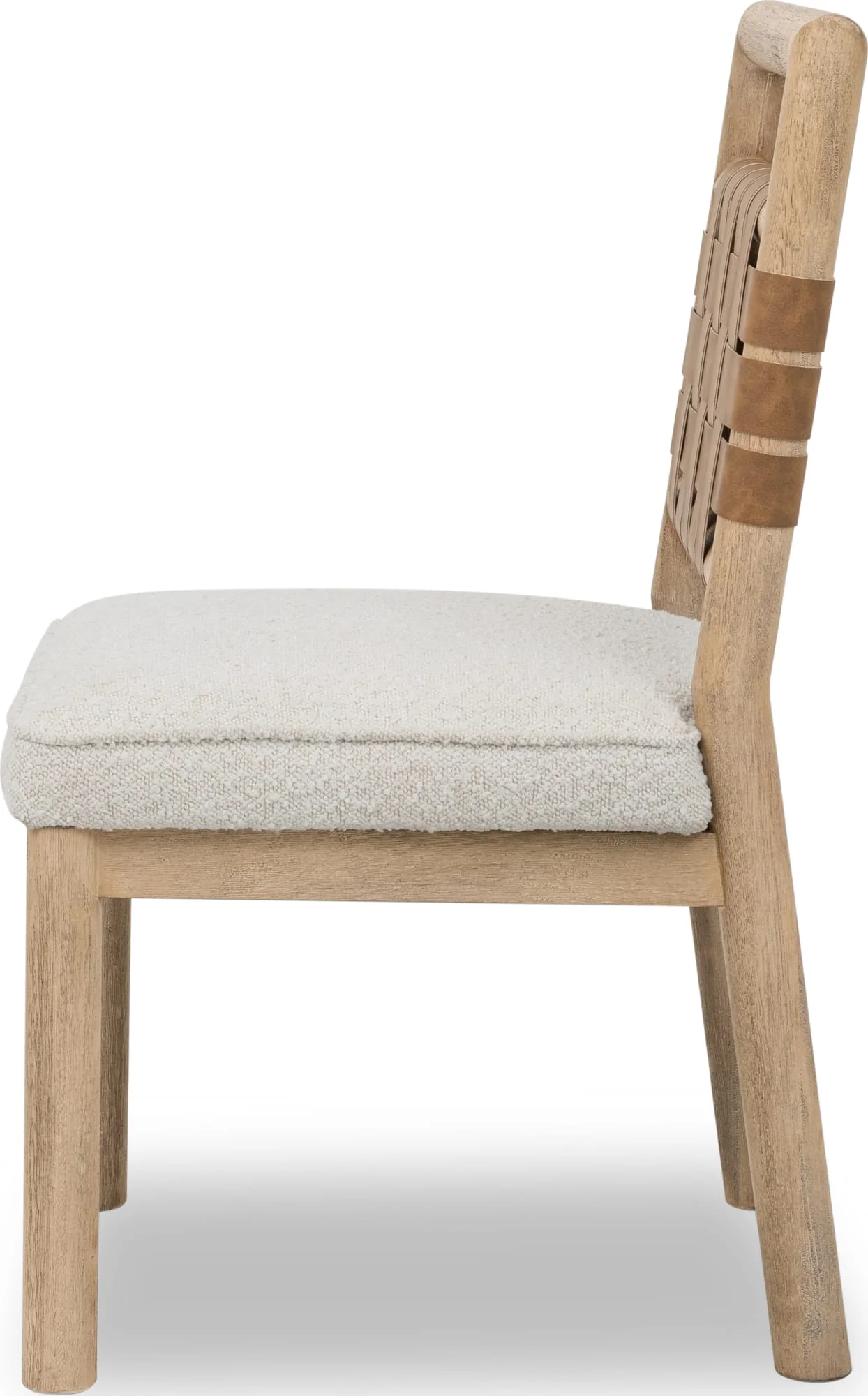 Dorsey Ginger/Ricotta Woven Dining Chair - Image 3