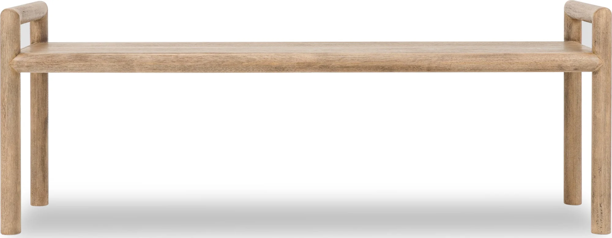 Dorsey Granola Wood Bench - Image 2
