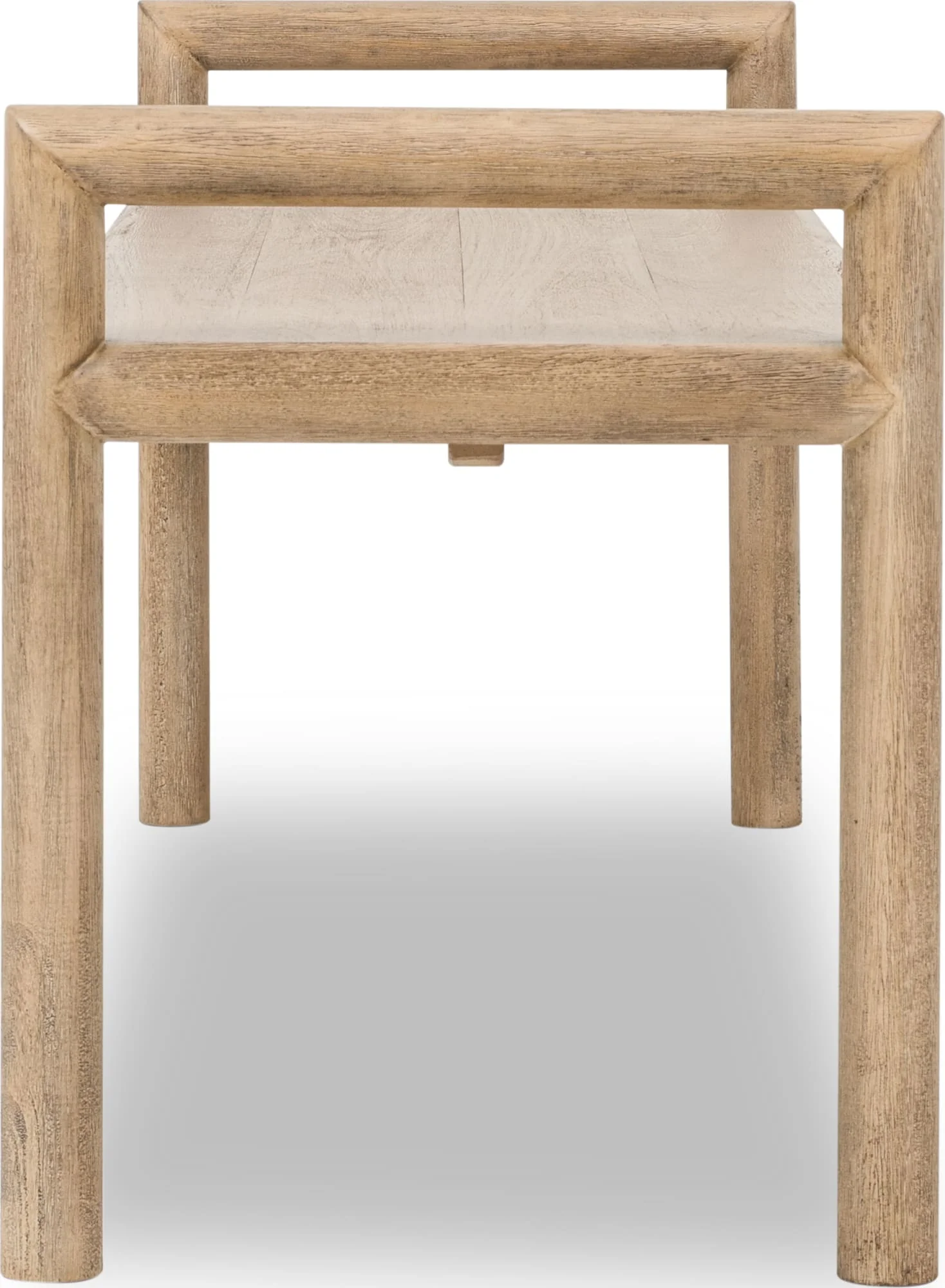 Dorsey Granola Wood Bench - Image 4
