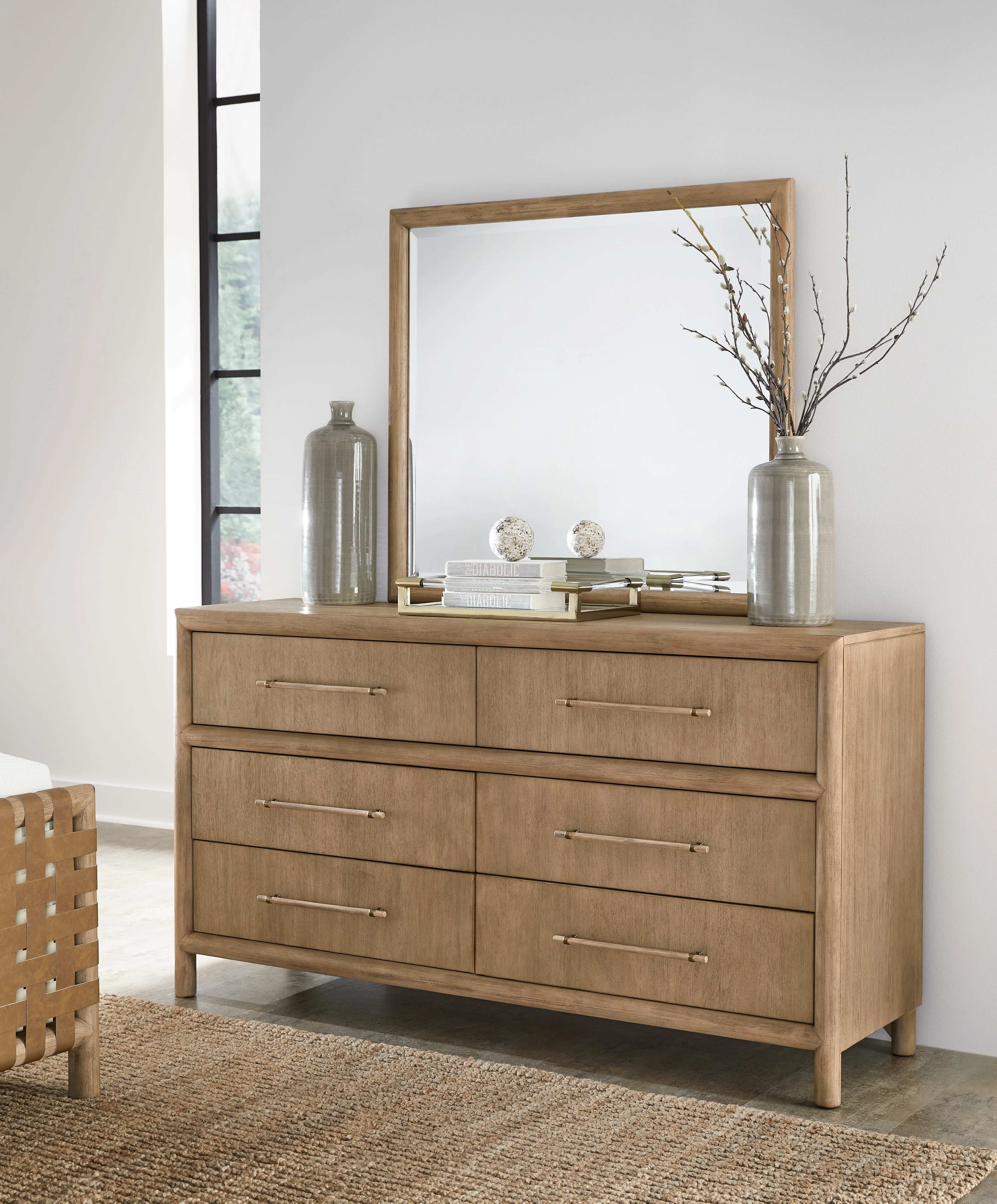 Dorsey Six Drawer Dresser in Granola - Image 2