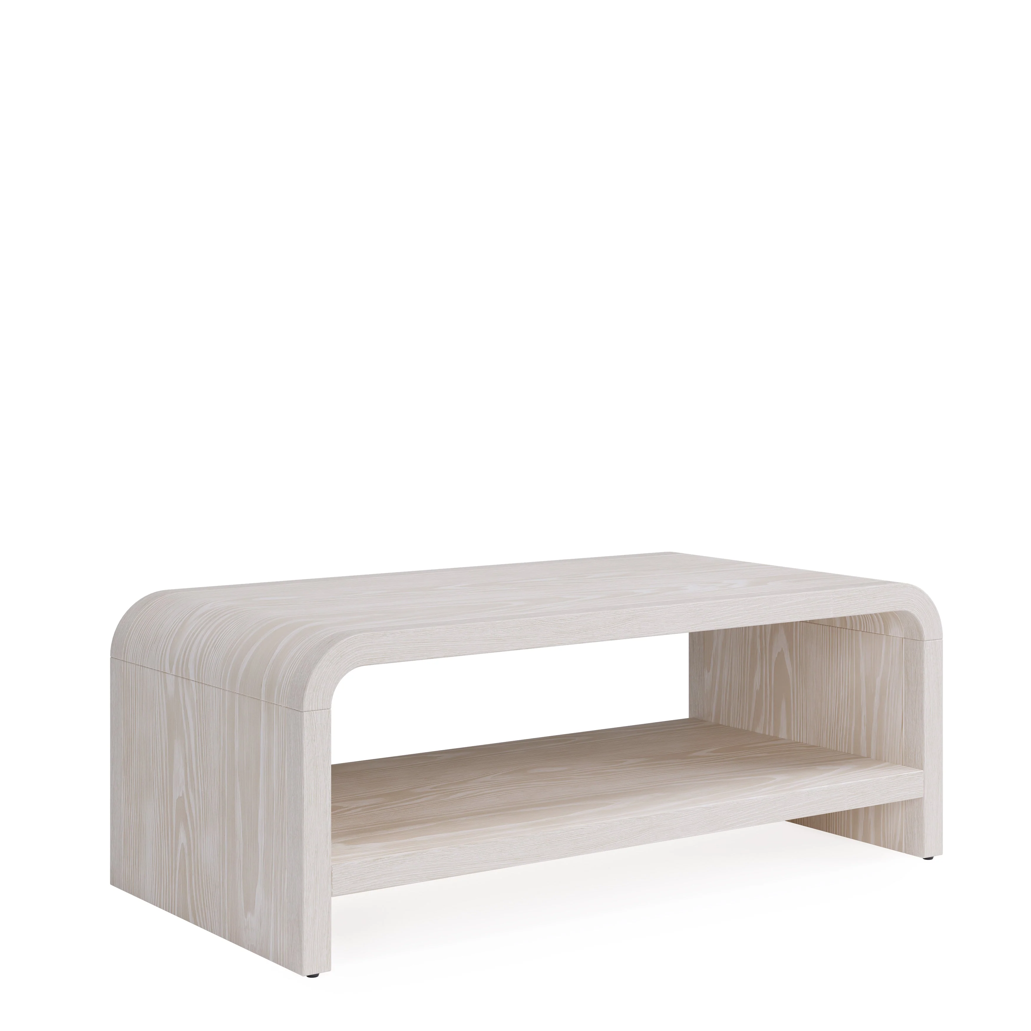 Drake Ash Wood Coffee Table in Sugar - Image 3