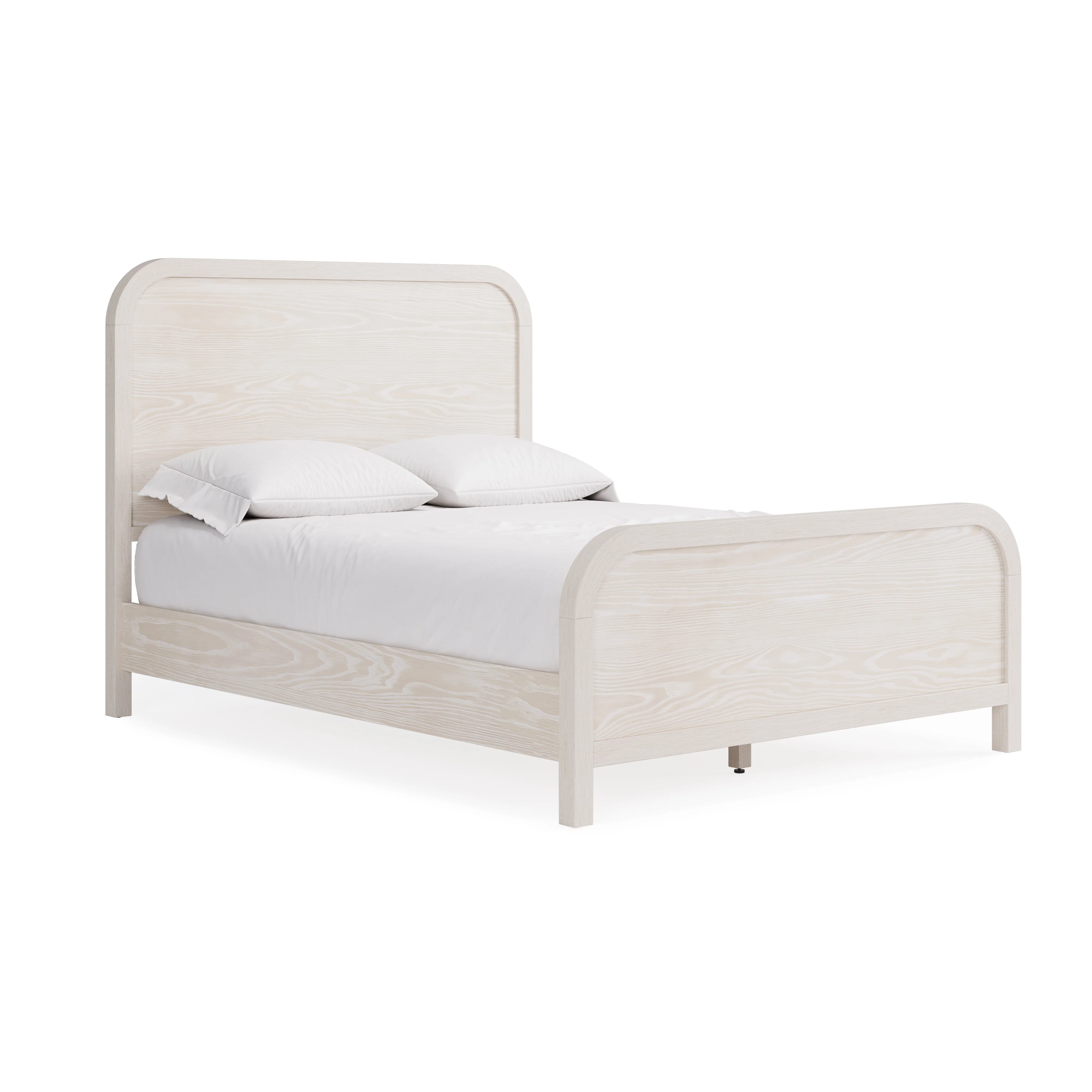 Drake Wood Full Platform Bed in Sugar - Image 4