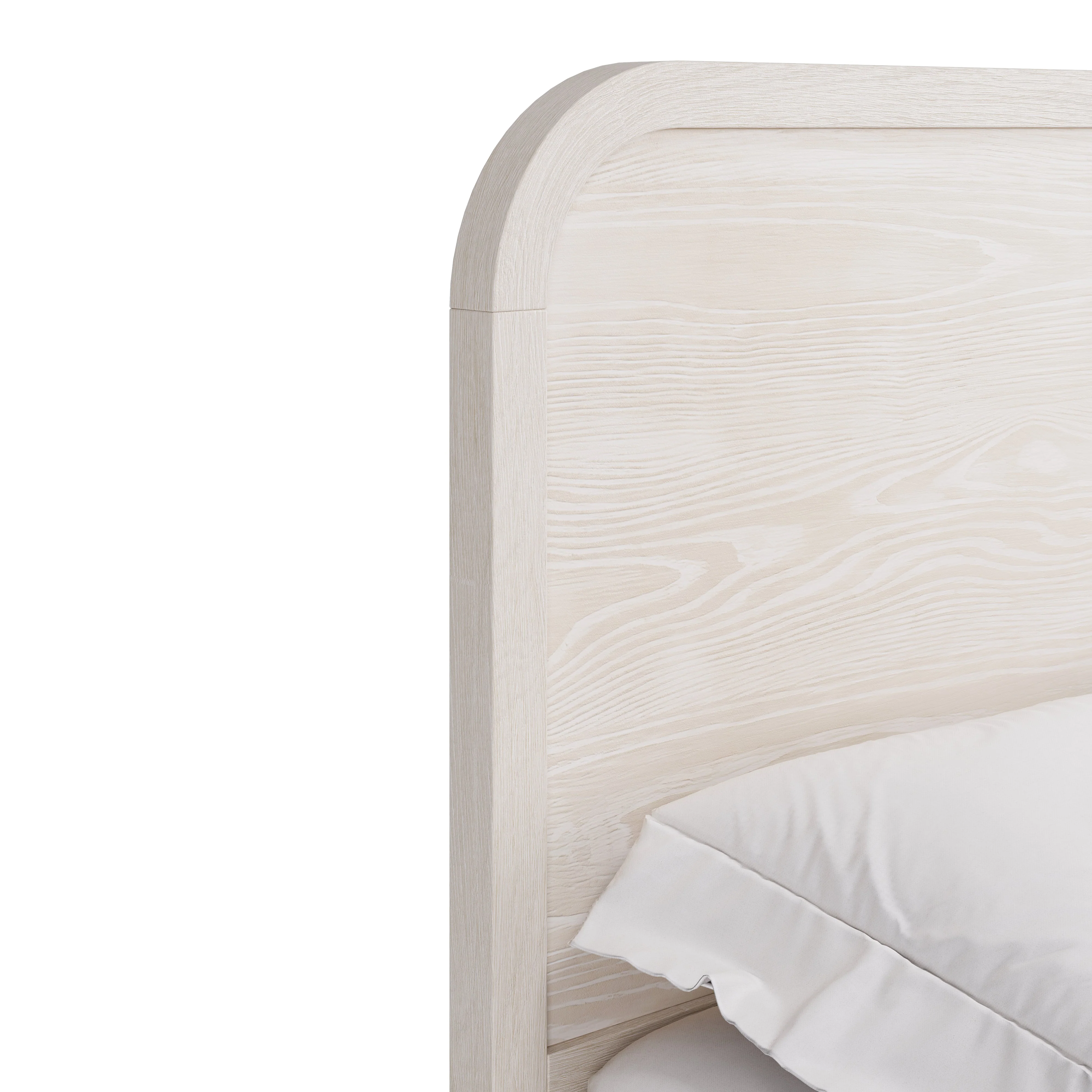 Drake Wood Queen Platform Bed in Sugar - Image 6