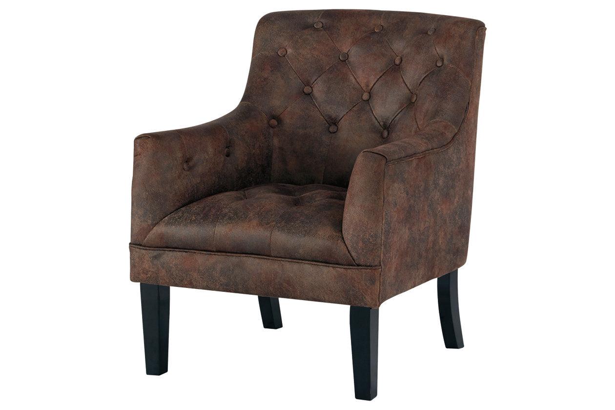 Drakelle Mahogany Accent Chair - Image 2