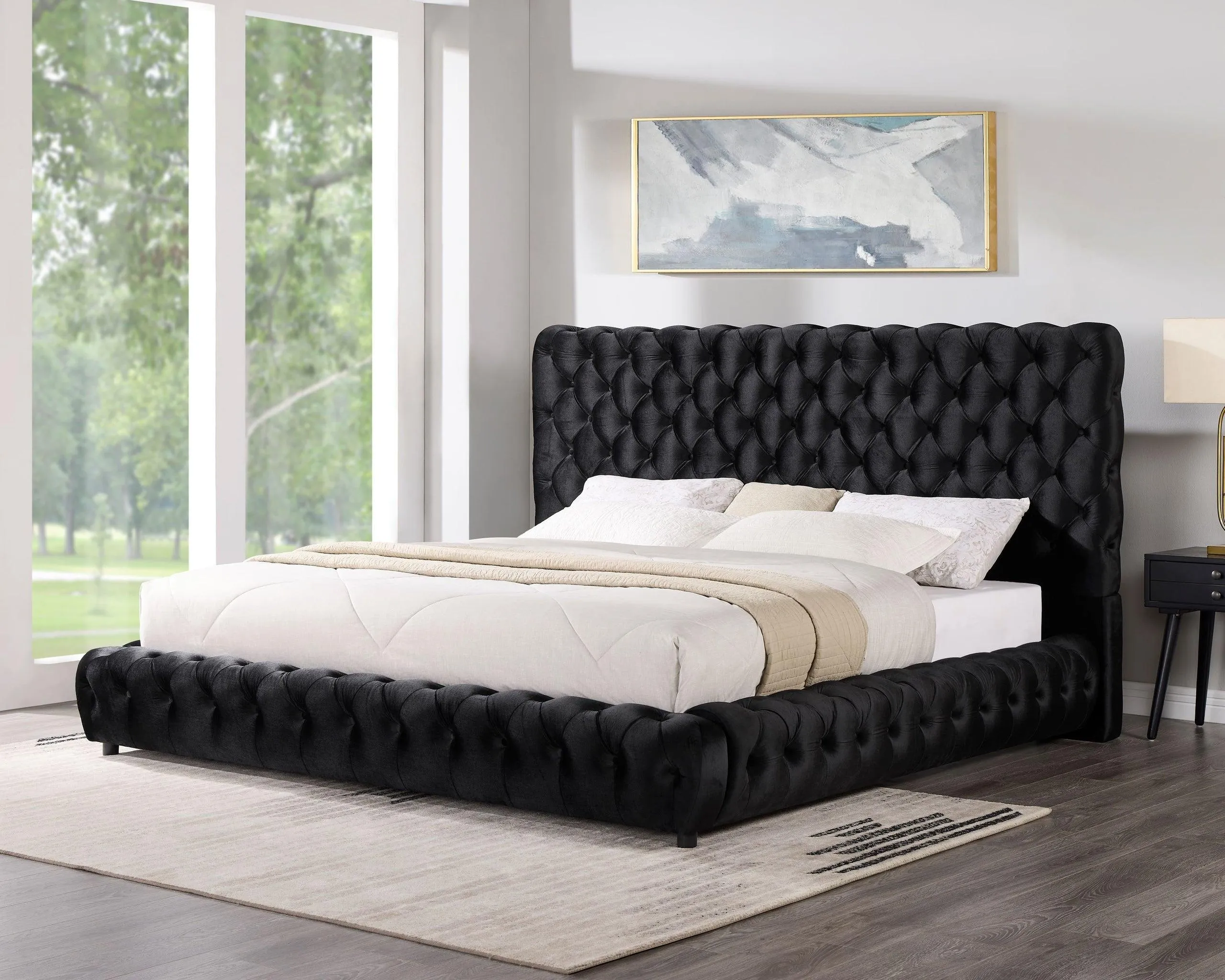 Dream Black Queen Platform Bed - Image 2