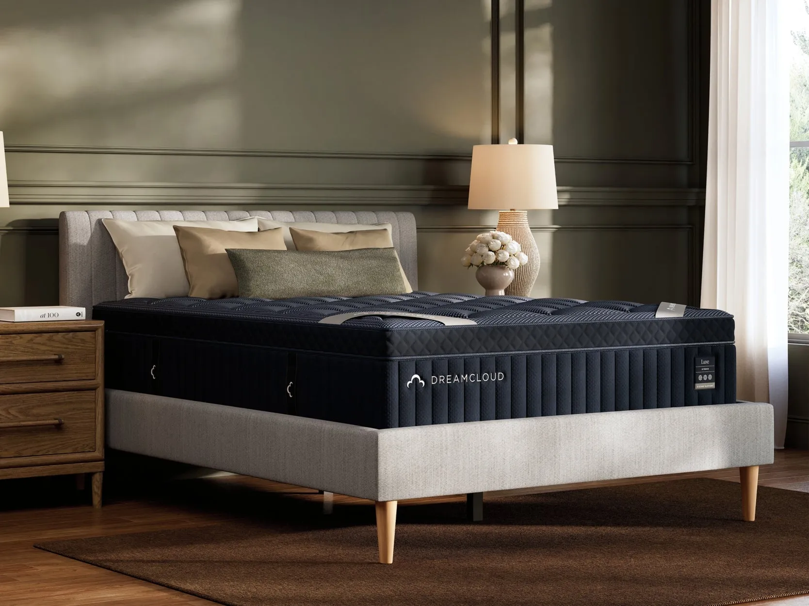 DreamCloud Luxe Hybrid Medium White King Mattress - Image 2