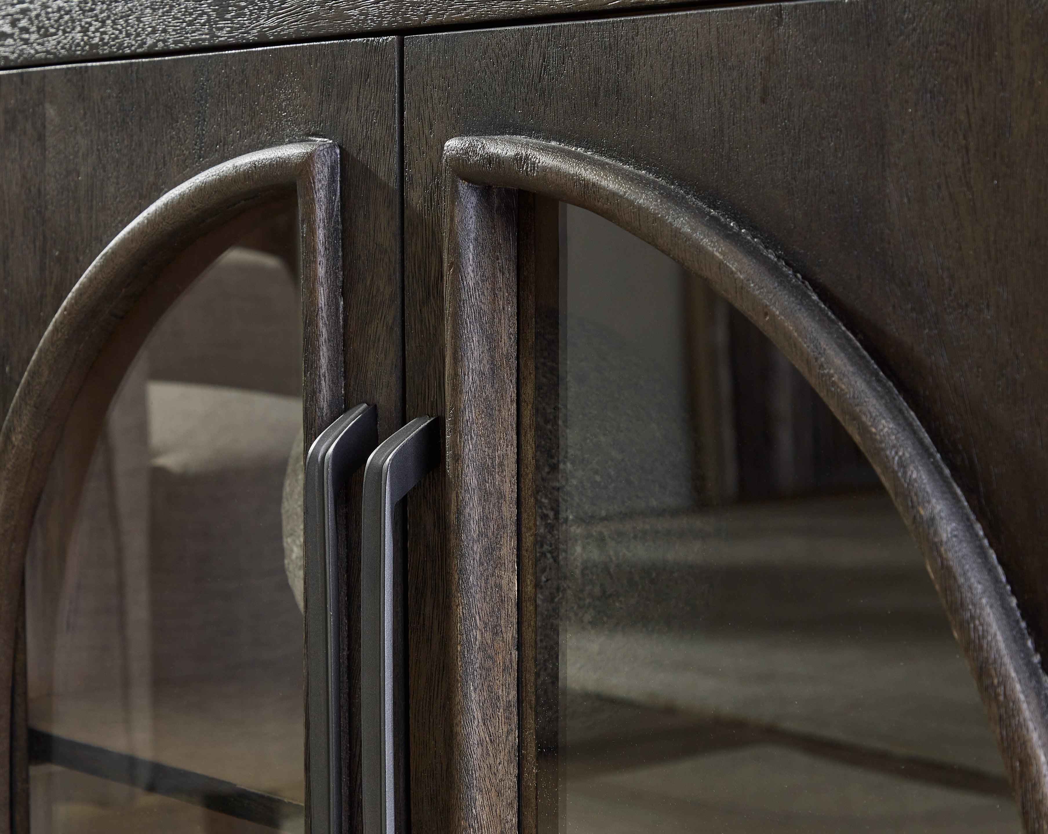 Dreley Grayish Brown Accent Cabinet - Image 6