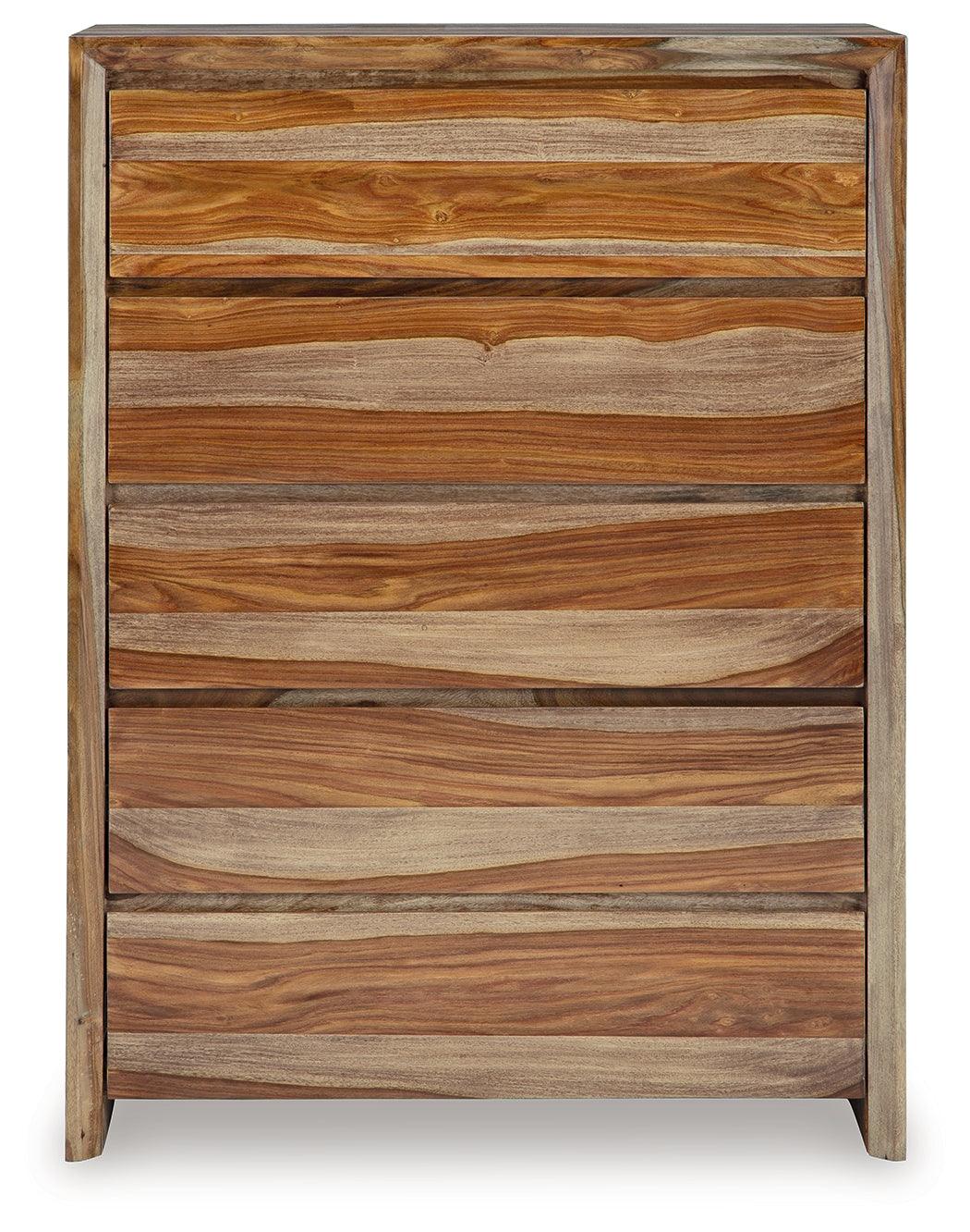 Dressonni Brown Chest of Drawers - Image 3