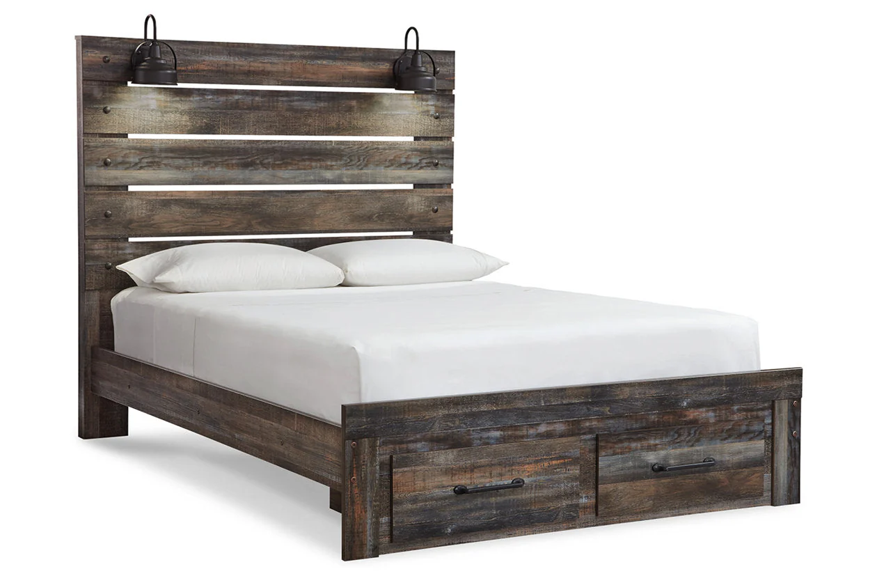 Drystan Multi Queen LED Storage Panel Bed - Image 2