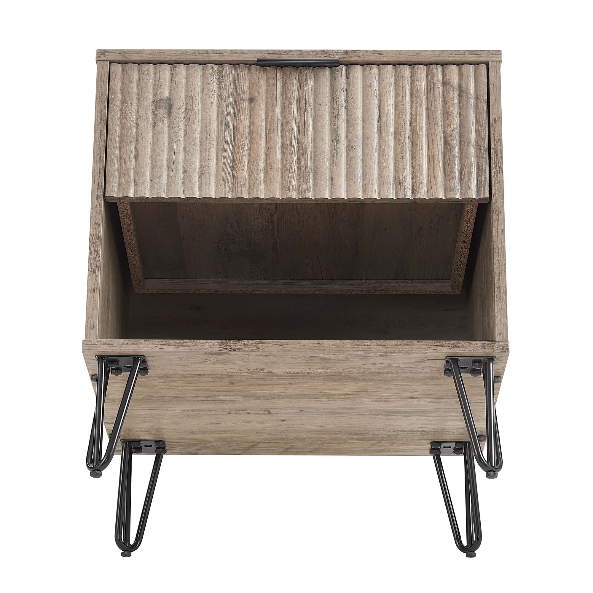 DUMBO 1.0 Nightstand in Rustic Grey - Image 11