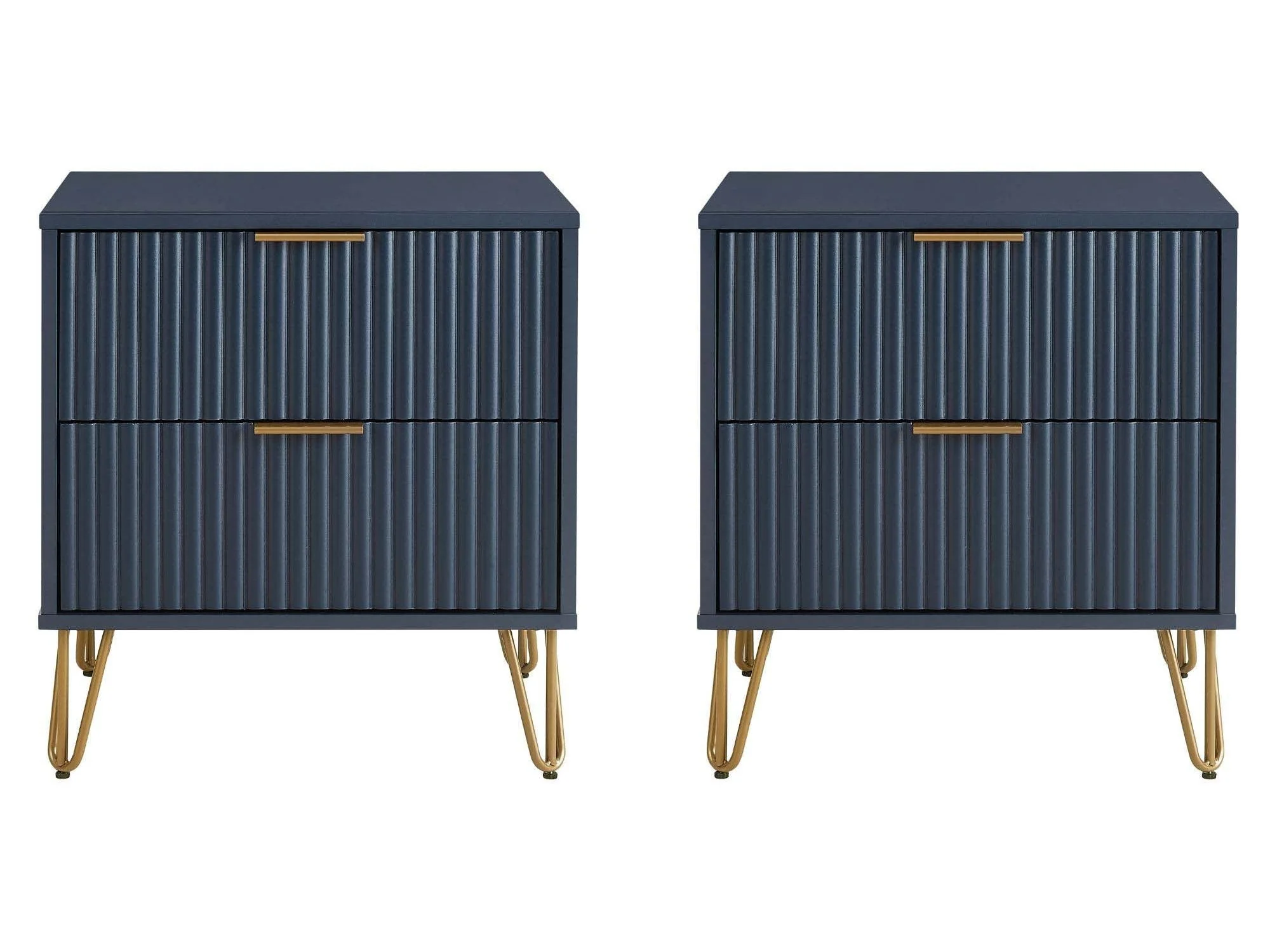 DUMBO 2.0 Nightstand in Midnight Blue (set of 2)