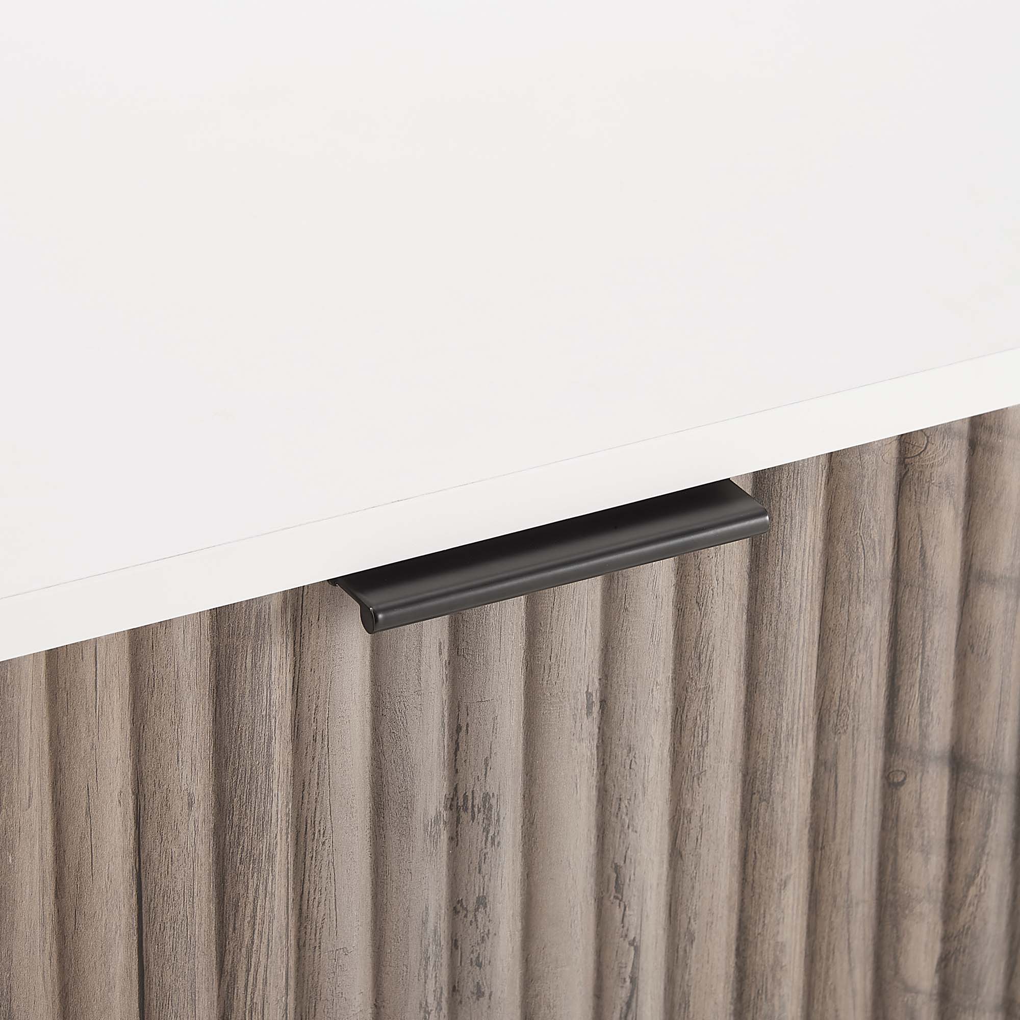 DUMBO 2.0 Nightstand in White and Rustic Grey - Image 6