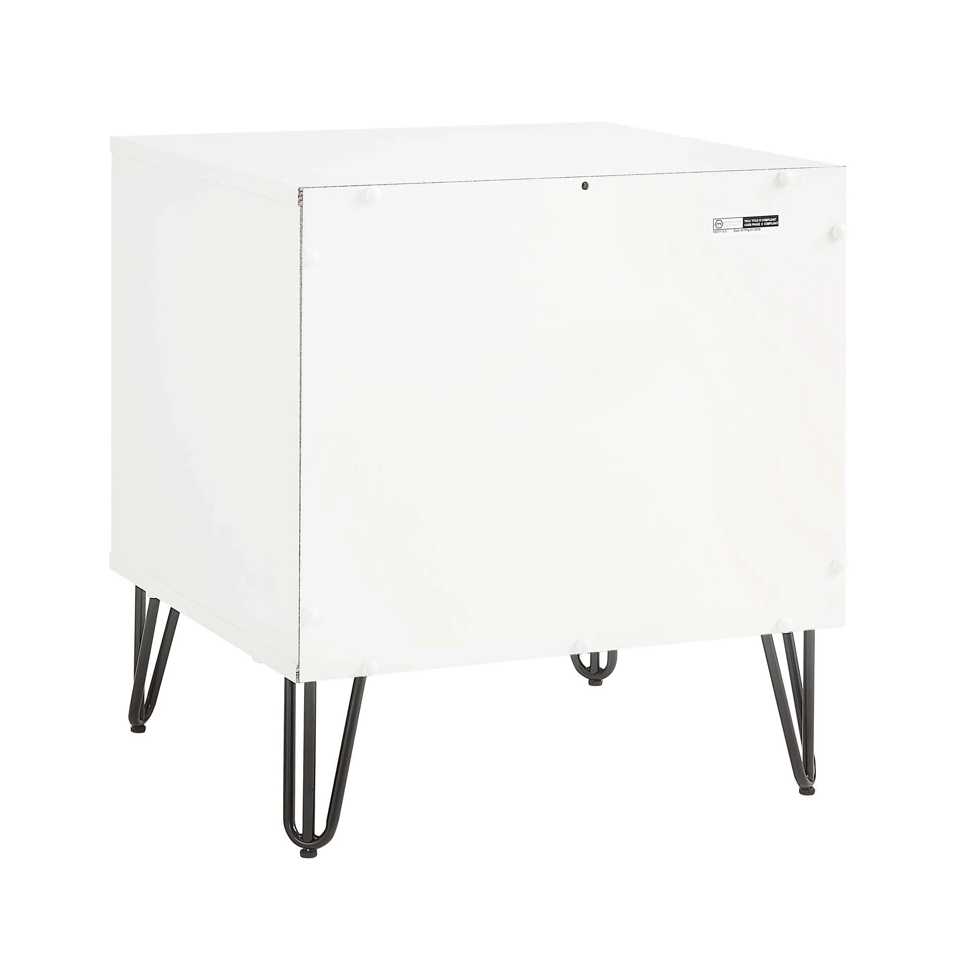 DUMBO 2.0 Nightstand in White and Rustic Grey - Image 8