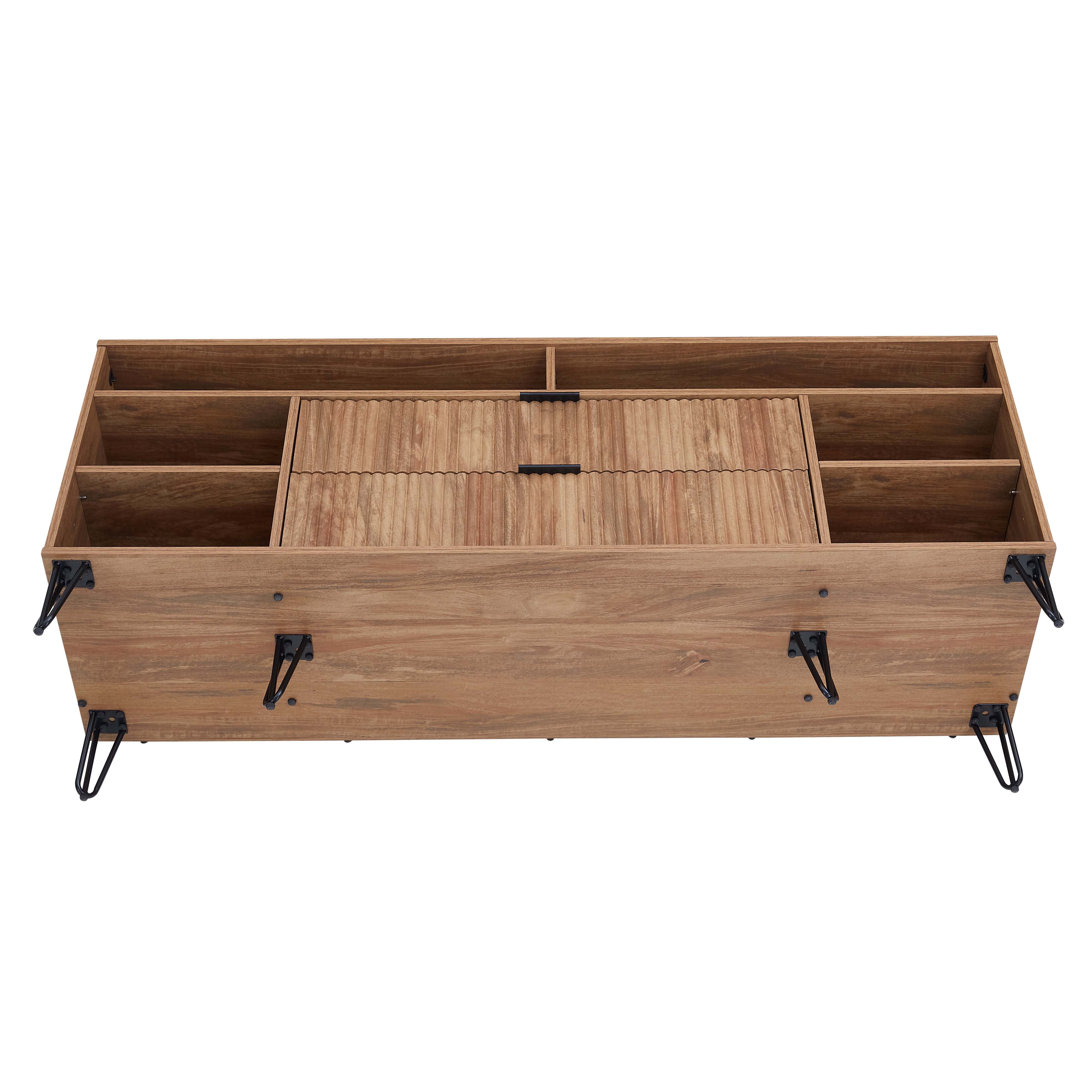 DUMBO 63" TV Stand in Golden Brown - Image 12