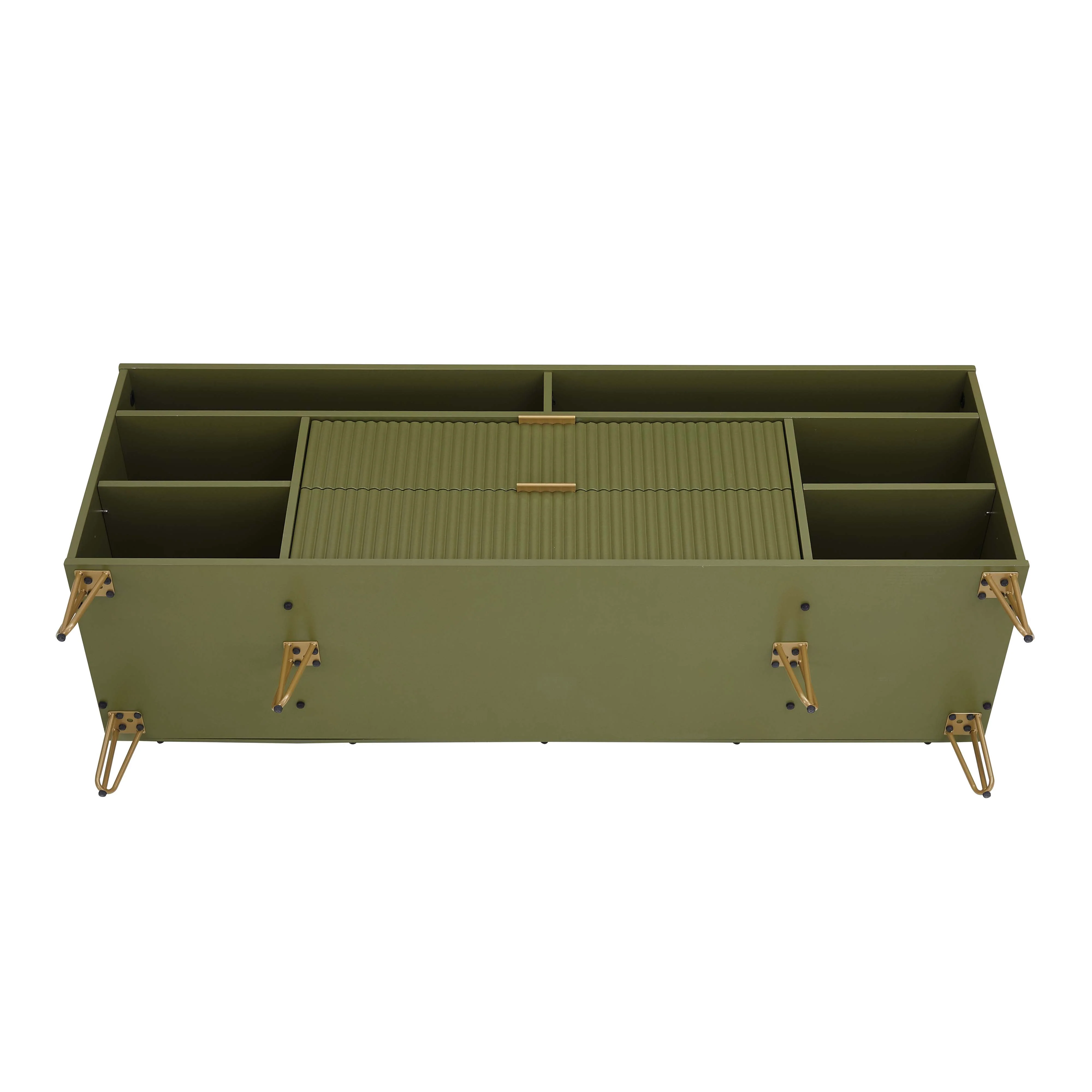 DUMBO 63" TV Stand in Olive Green - Image 12