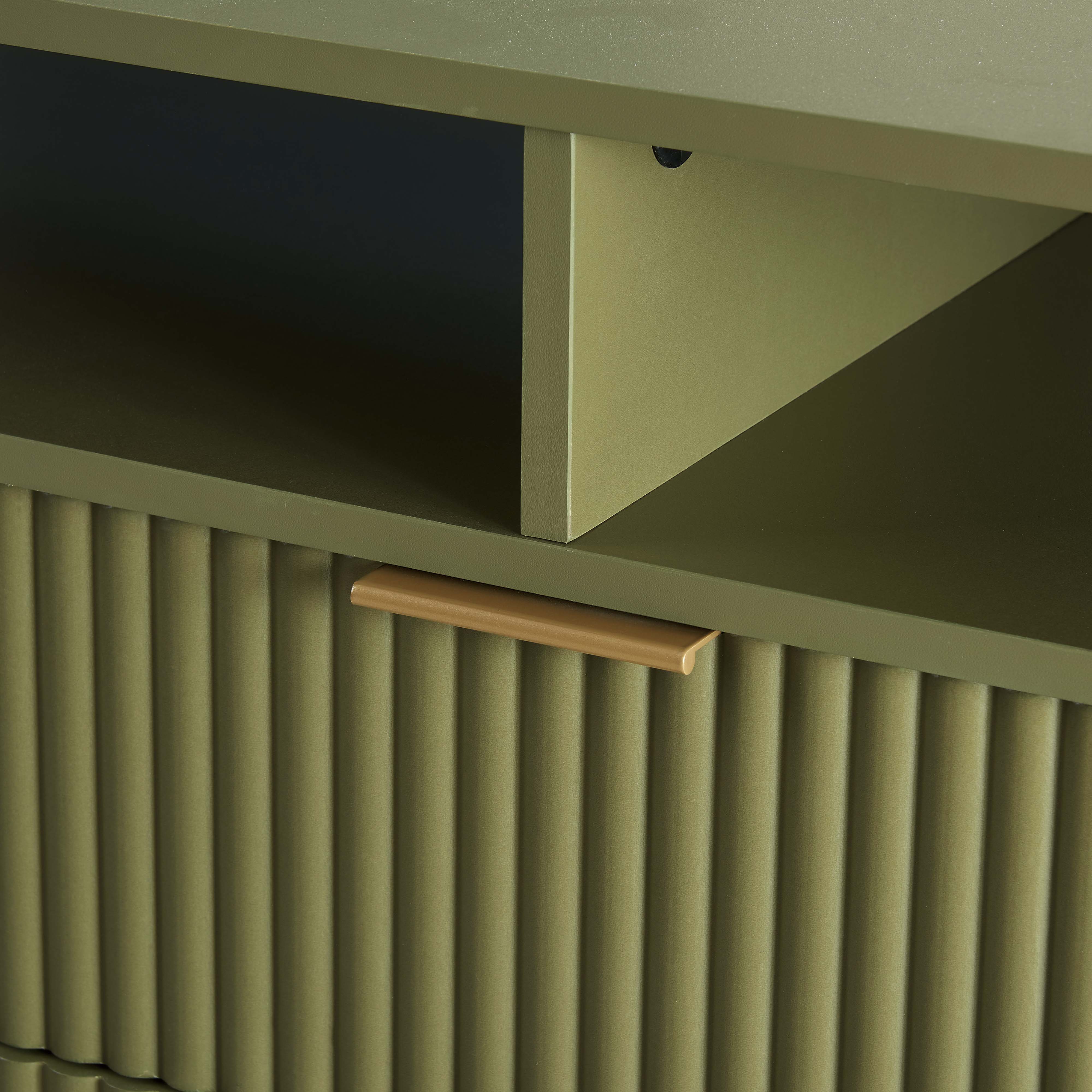 DUMBO 63" TV Stand in Olive Green - Image 7